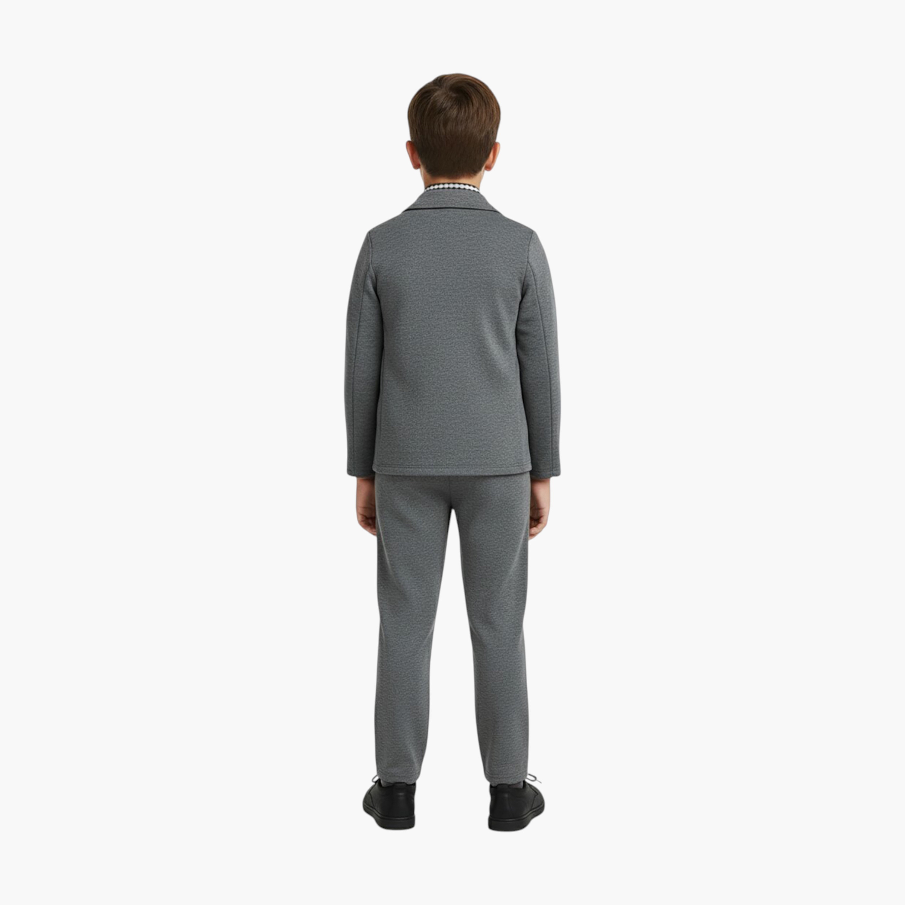 Babyqlo 3-Piece Check Shirt with Blazer and Pants Set-boys-clothing-setsandcoords-image-2