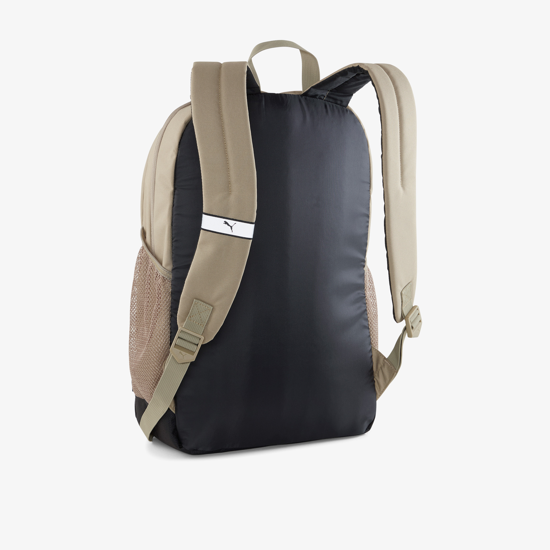 Shop Puma Logo Embossed Backpack with Zip Closure and Adjustable Strap Online Splash Saudi