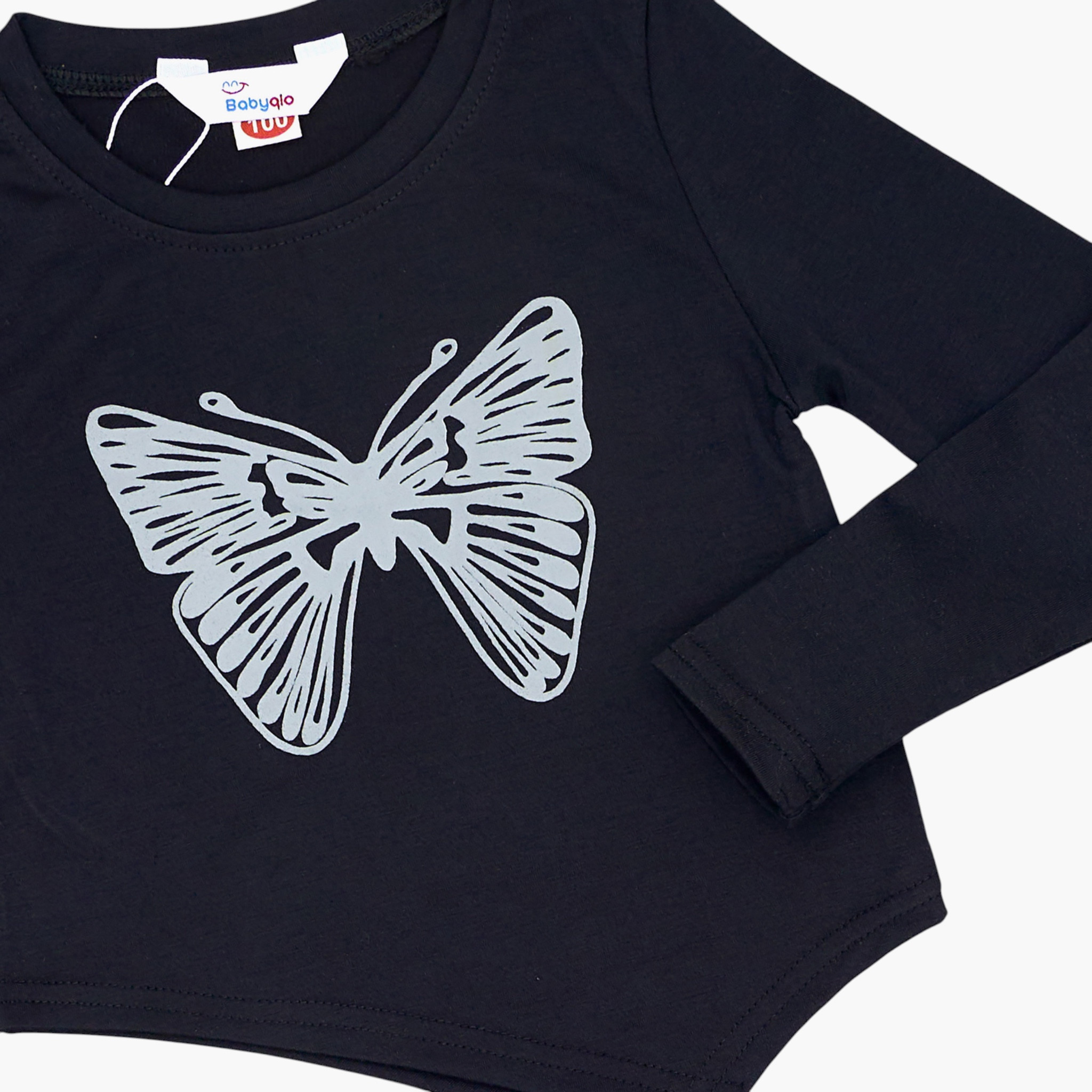 Babyqlo 2-Piece Butterfly Printed Top with Jeans-girls-clothing-setsandcoords-image-6