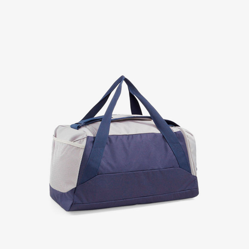 Puma Logo Print Duffle Bag with Adjustable Strap and Zip Closure-Duffle Bags-image-1