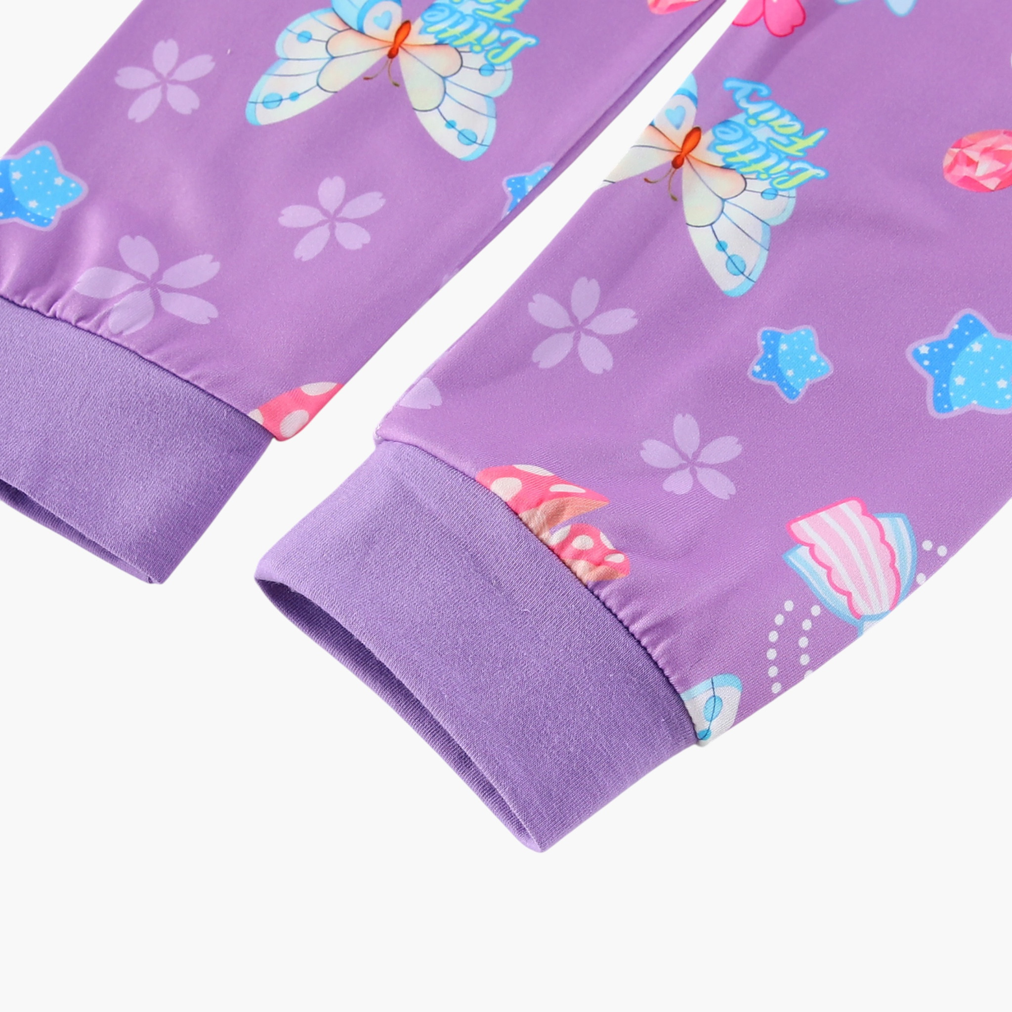 Babyqlo 2-Piece Princess Fairy Printed Glow in the Dark Pyjama Set-girls-clothing-setsandcoords-image-7