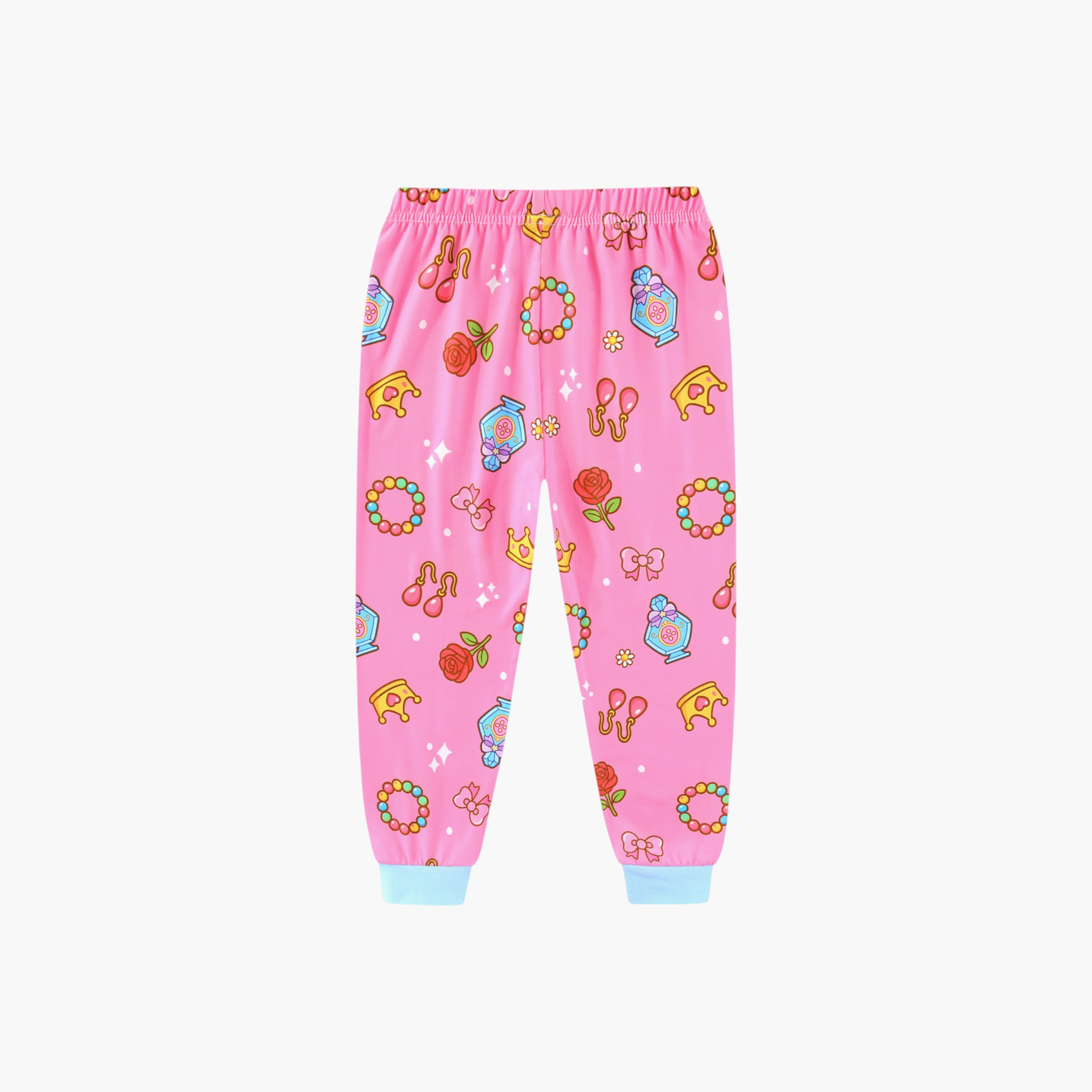 Babyqlo 2-Piece Princess Printed Glow in the Dark Pyjama Set-girls-clothing-setsandcoords-image-6