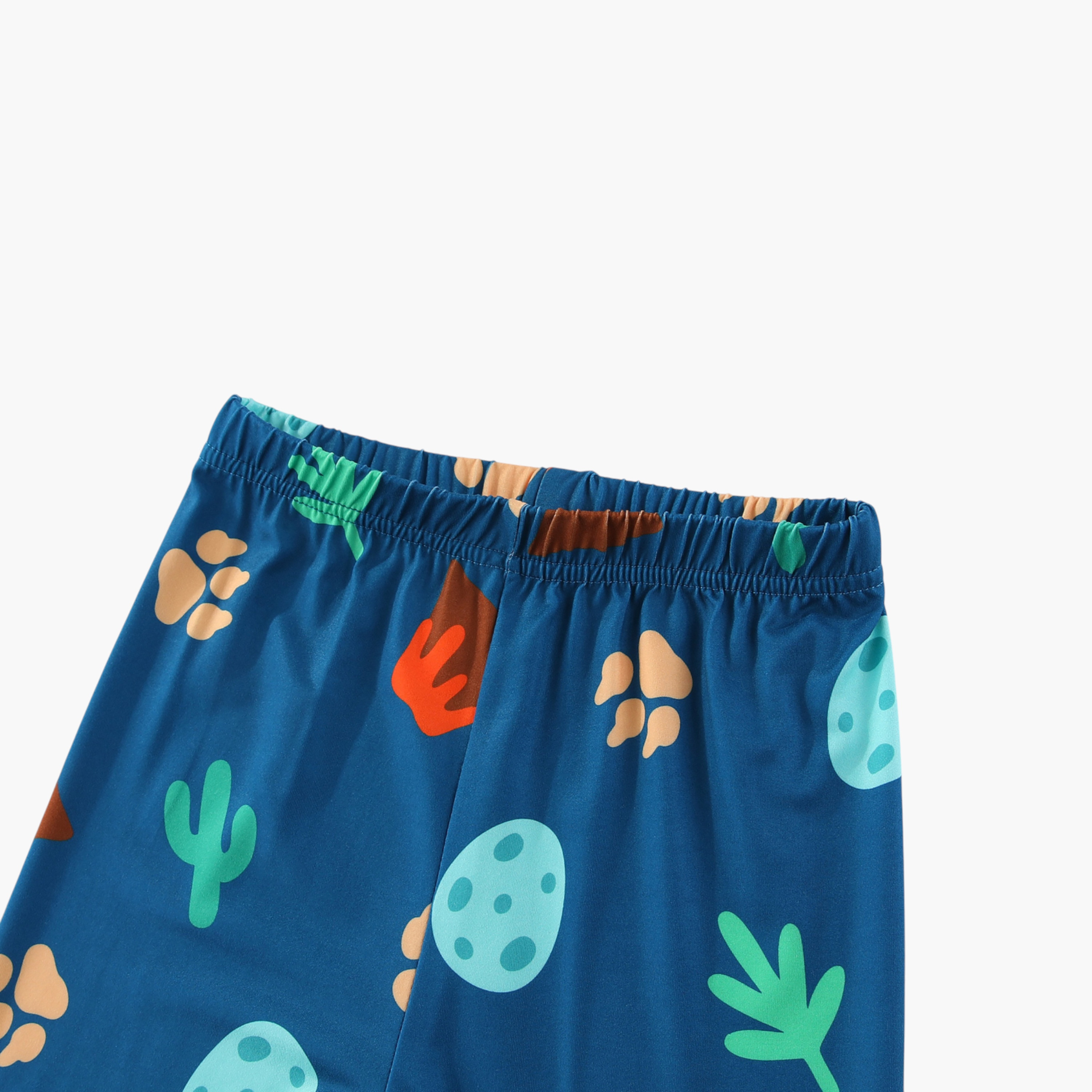Babyqlo 2-Piece Dinosaur Printed Glow in the Dark Pyjama Set-boys-clothing-setsandcoords-image-8