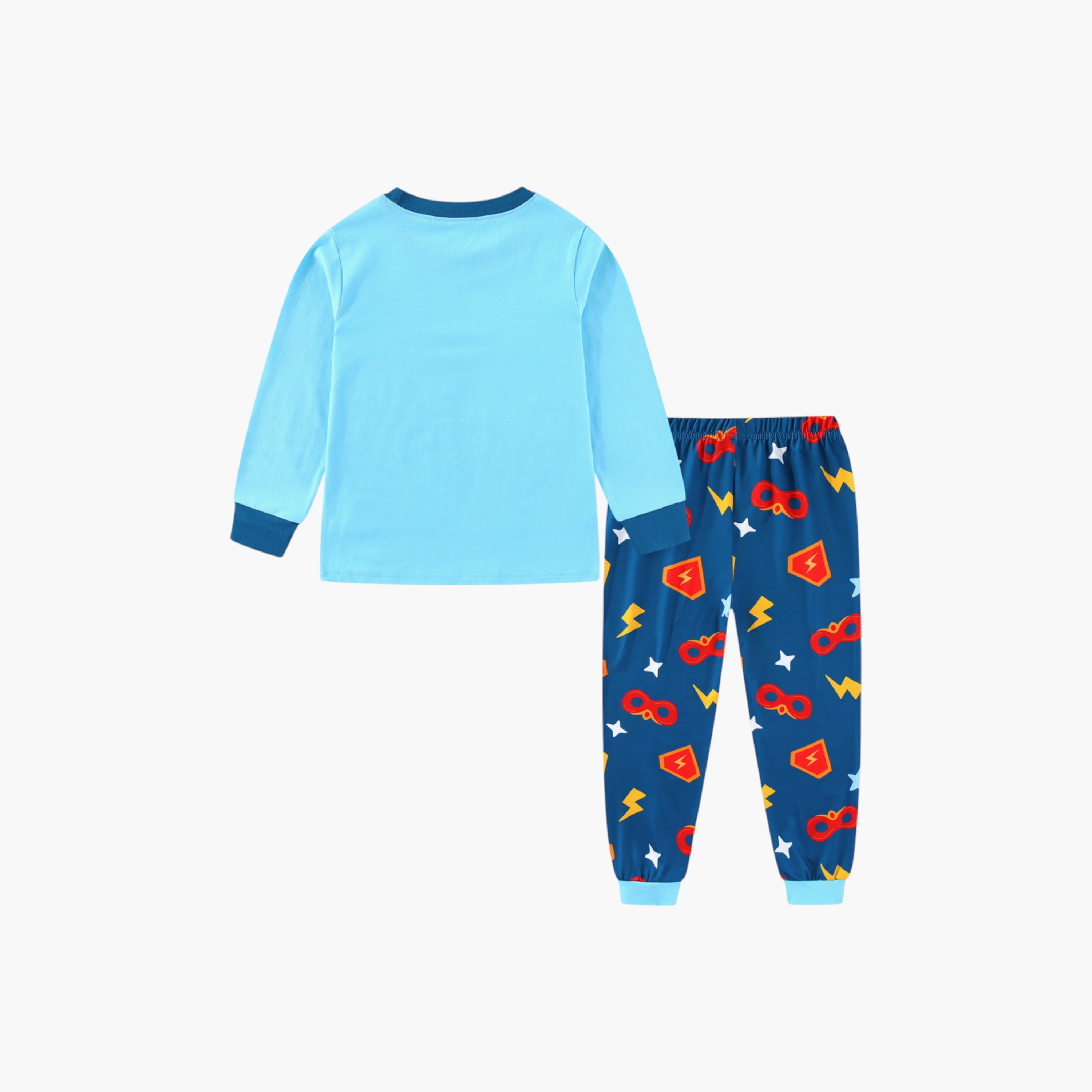 Babyqlo 2-Piece Superhero Printed Glow in the Dark Pyjama Set-boys-clothing-setsandcoords-image-6