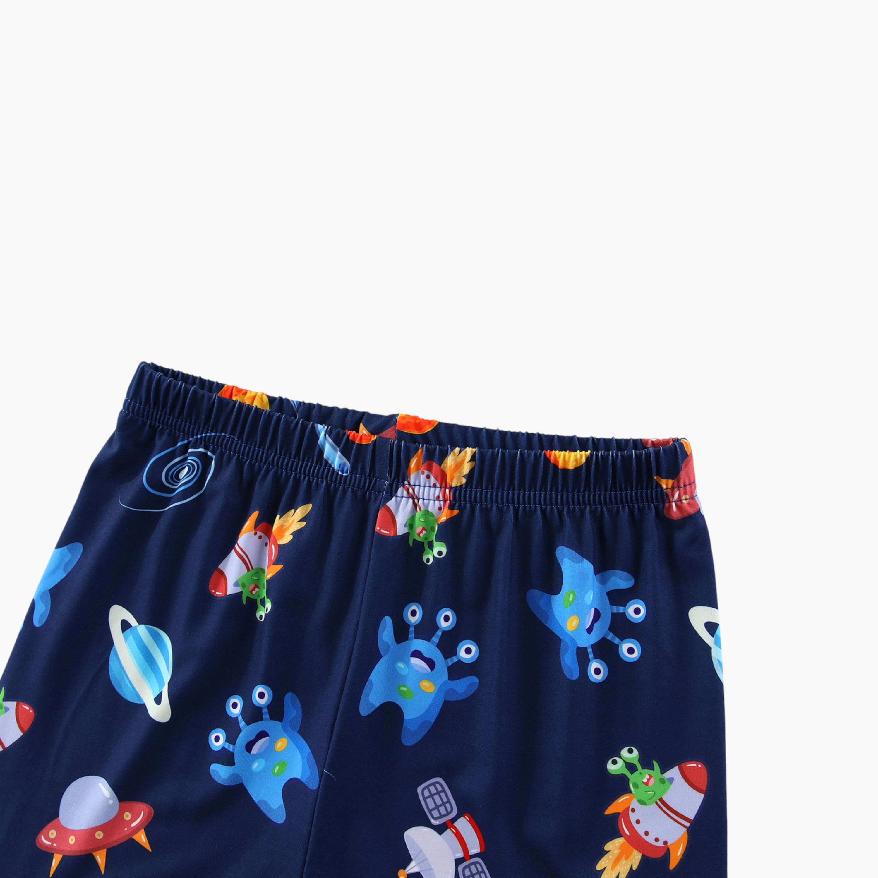 Babyqlo 2-Piece Astronaut Printed Glow in the Dark Pyjama Set-boys-clothing-setsandcoords-image-8