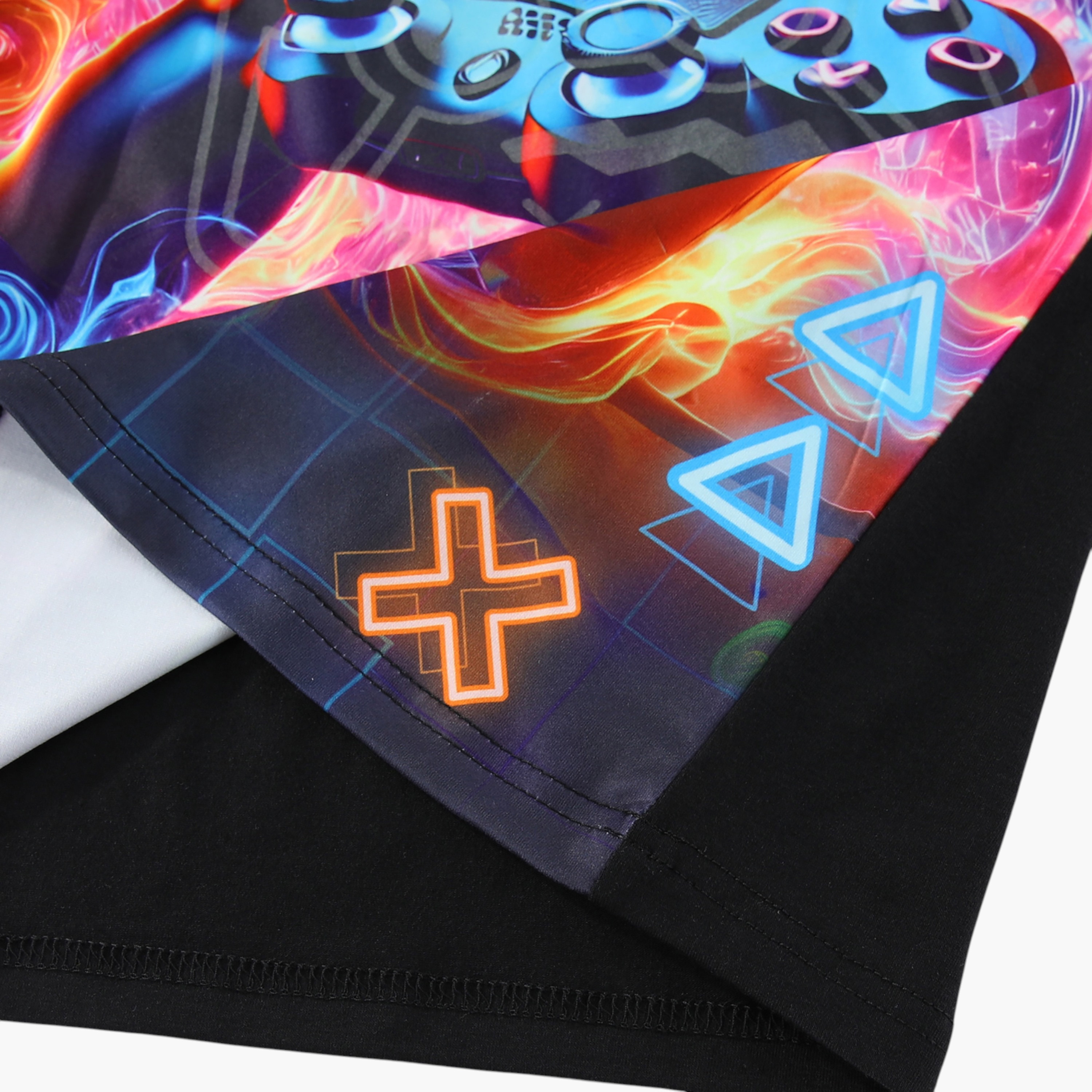 Babyqlo 2-Piece Video Game Printed Glow in the Dark Pyjama Set-boys-clothing-setsandcoords-image-7