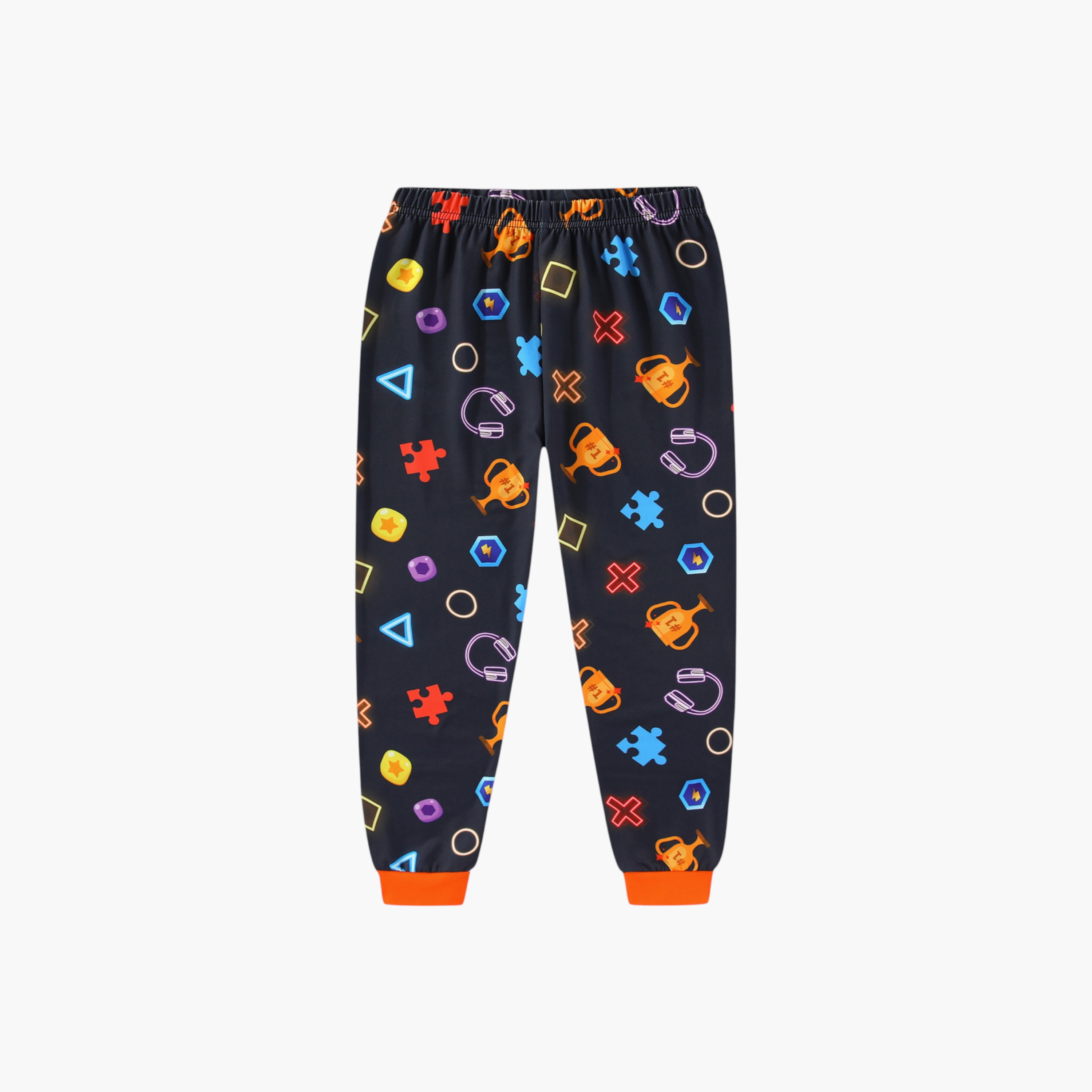 Babyqlo 2-Piece Video Game Printed Glow in the Dark Pyjama Set-boys-clothing-setsandcoords-image-8
