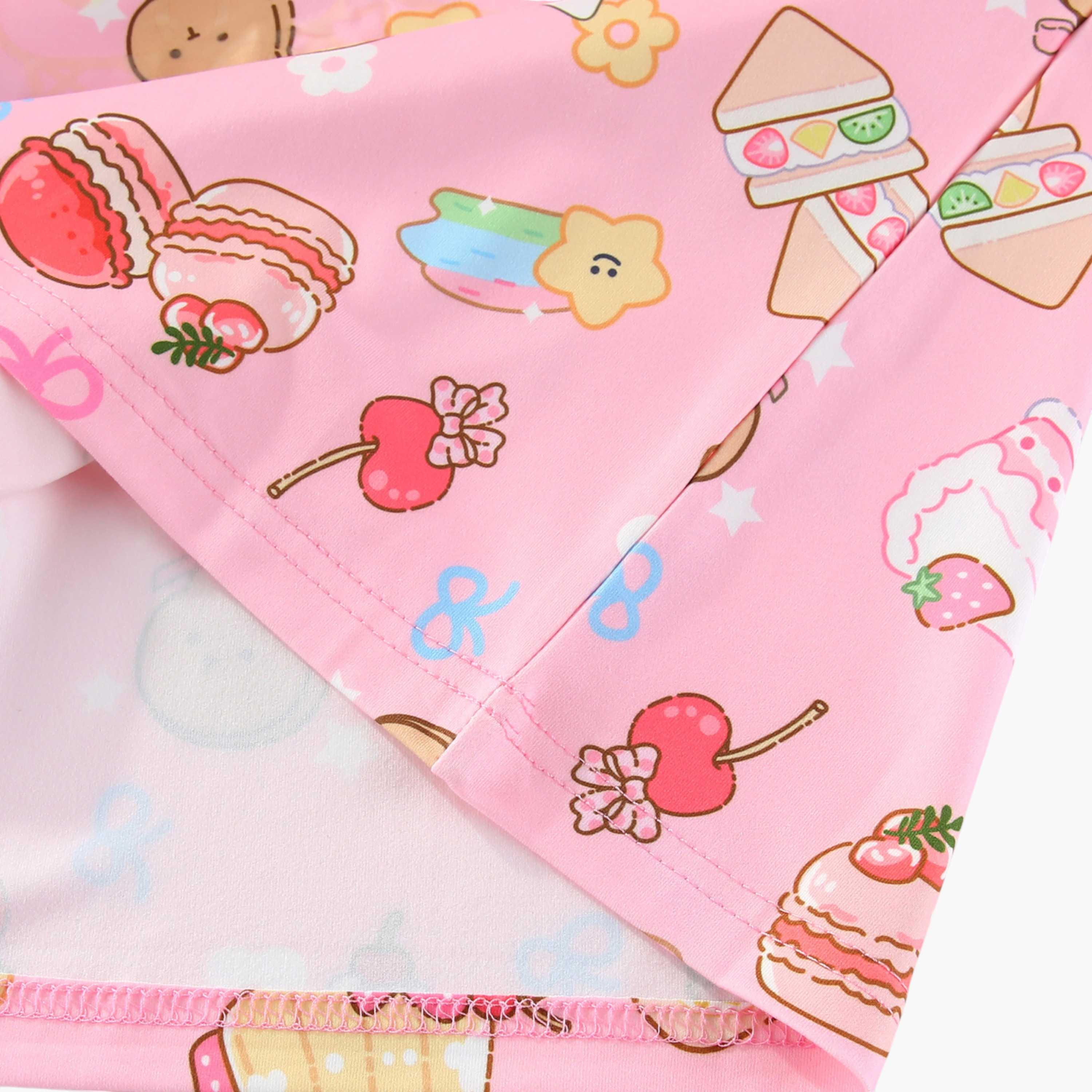 Babyqlo 2-Piece Sweet Treats Printed Glow in the Dark Pyjama Set-girls-clothing-setsandcoords-image-11