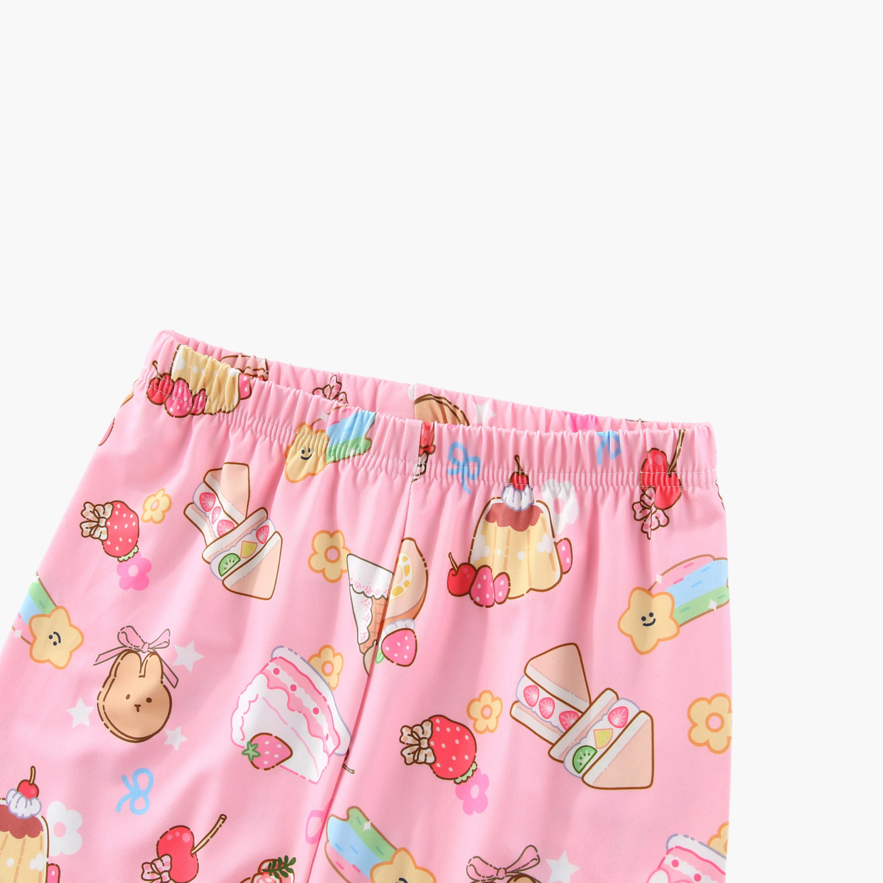 Babyqlo 2-Piece Sweet Treats Printed Glow in the Dark Pyjama Set-girls-clothing-setsandcoords-image-8