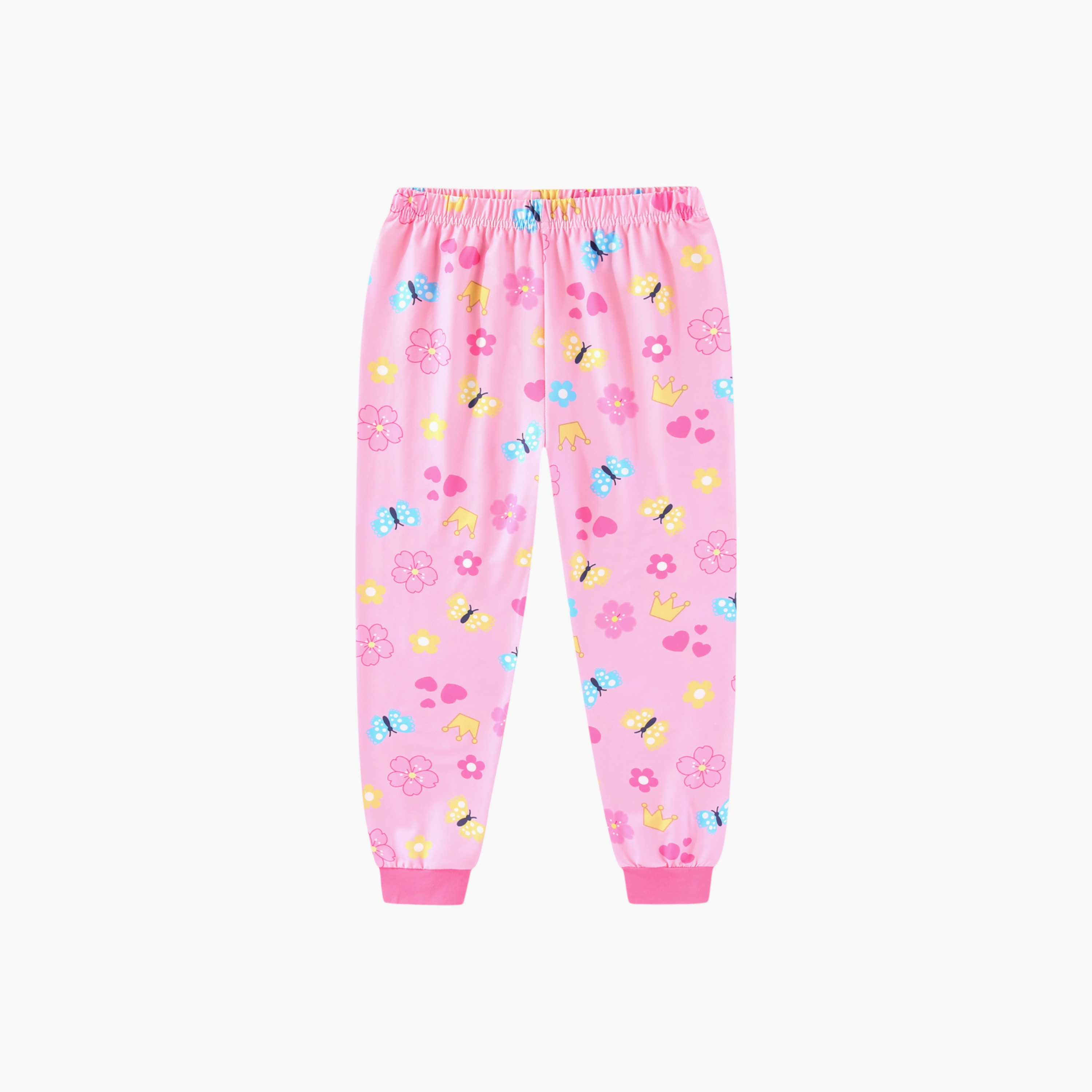 Babyqlo 2-Piece Cat Princess Printed Glow in the Dark Pyjama Set-girls-clothing-setsandcoords-image-7