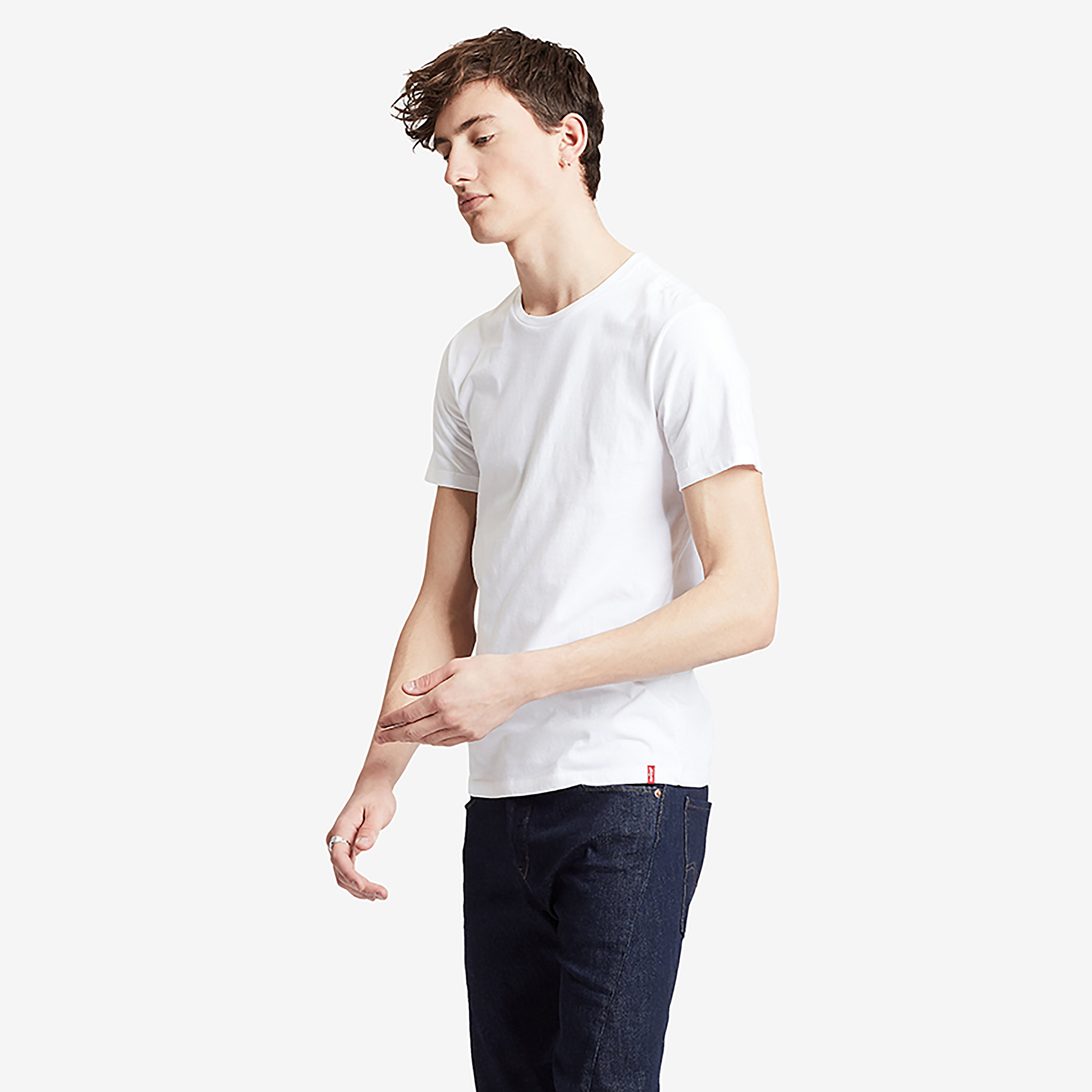 Levi's Plain Crew Neck Short Sleeves T-Shirt-men-clothing-tshirtsandpolos-tshirts-image-1