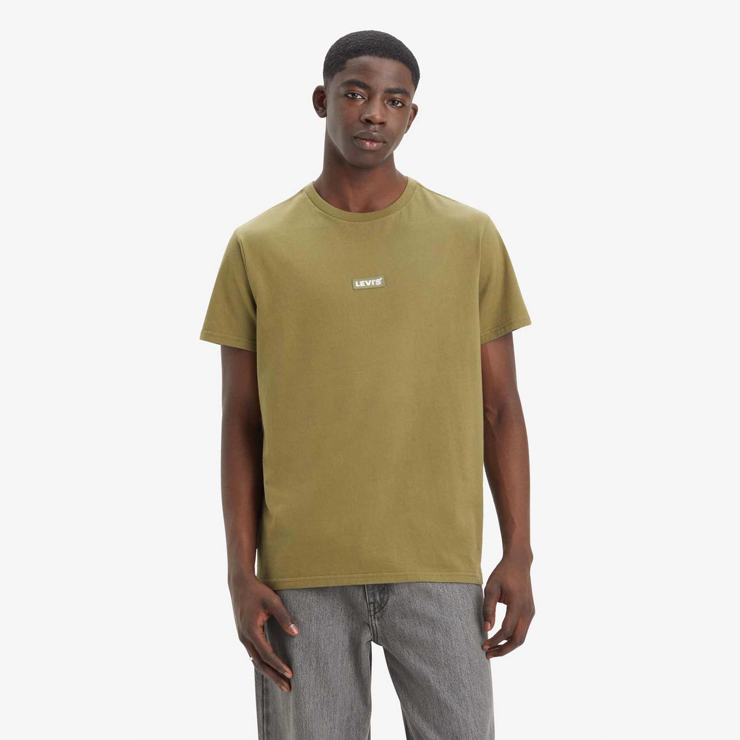 Levi's Plain Round Neck Short Sleeves Men's T-Shirt-men-clothing-tshirtsandpolos-tshirts-image-1