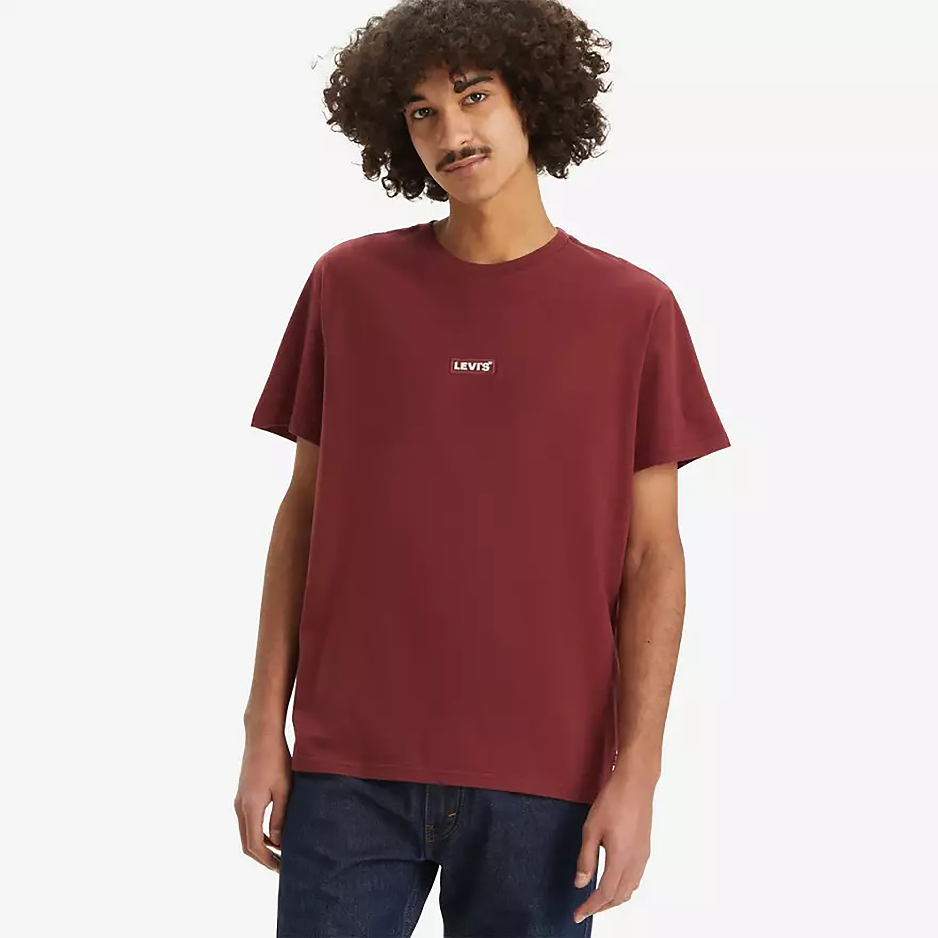 Levi's Plain Round Neck Short Sleeves Men's T-Shirt-men-clothing-tshirtsandpolos-tshirts-image-1