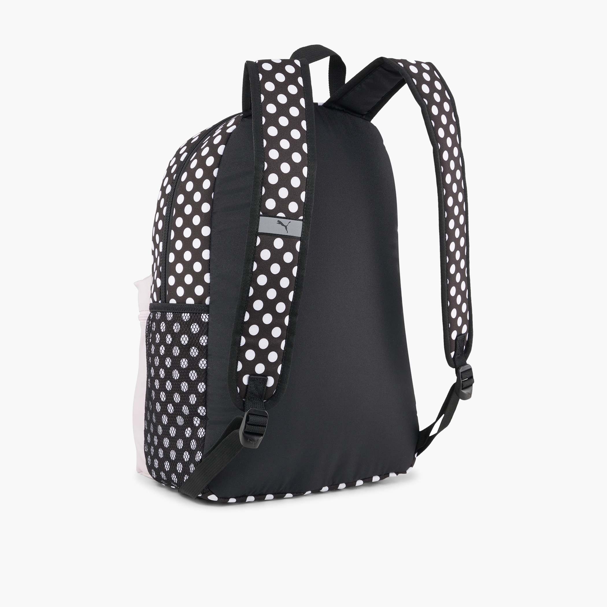 Puma Polka Dot Print Backpack with Adjustable Straps and Zip Closure-school-bagsandbackpacks-backpacks-image-3