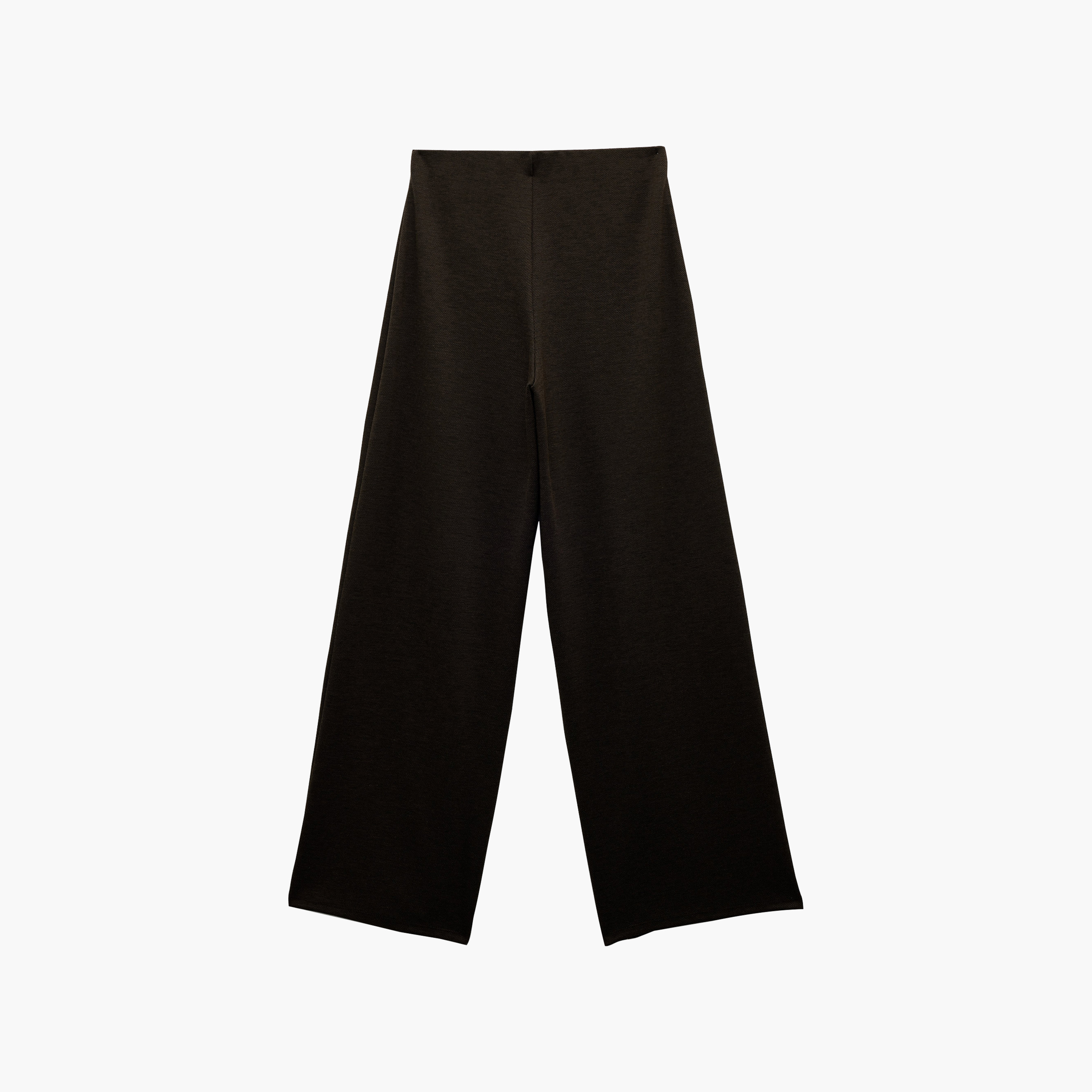KOTON Dark Brown Wide Leg Women's Trousers-women-clothing-trousers-image-5