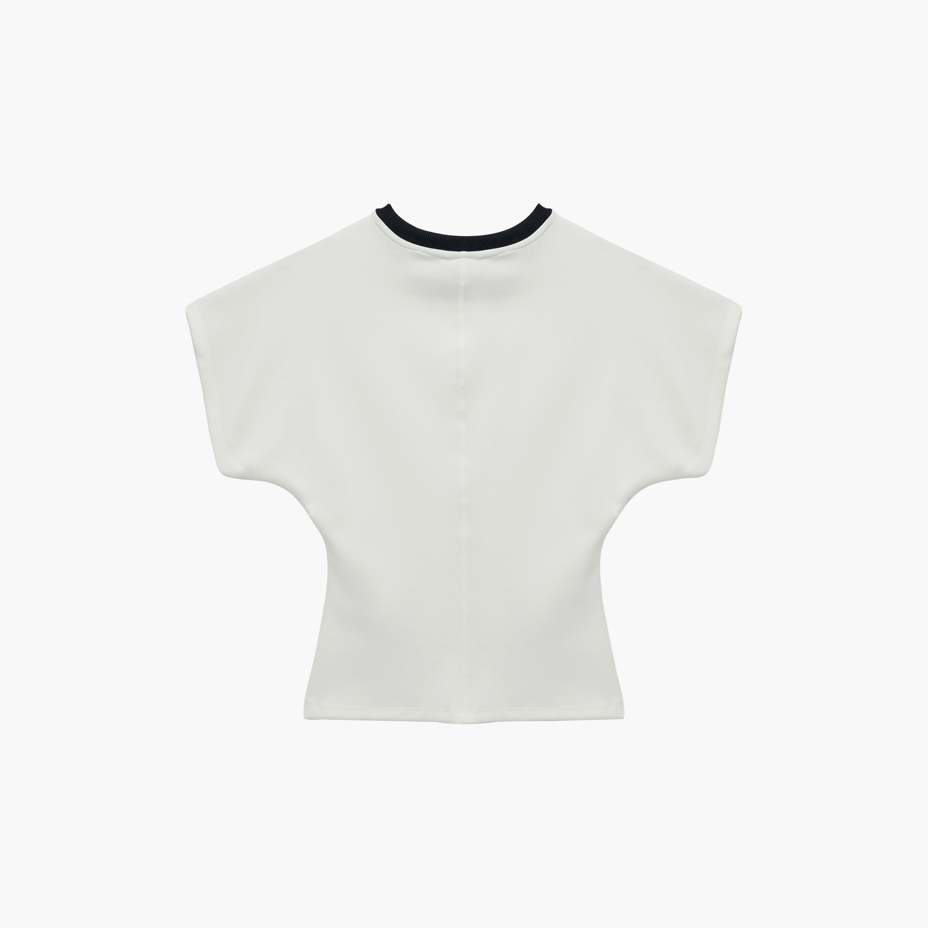 KOTON White Contrast Trim Women's Top-women-clothing-shirtsandblouses-blouses-image-2