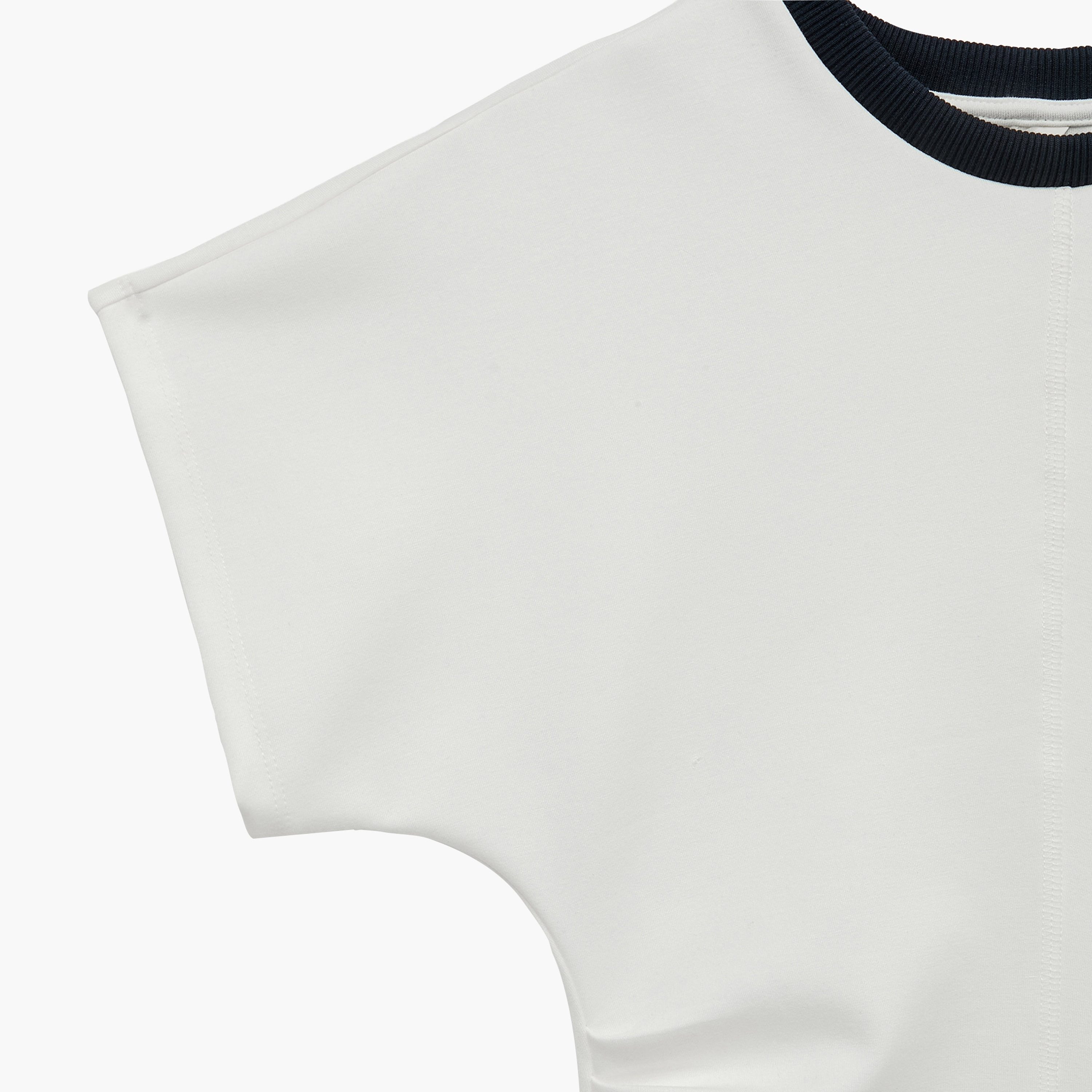KOTON White Contrast Trim Women's Top-women-clothing-shirtsandblouses-blouses-image-3