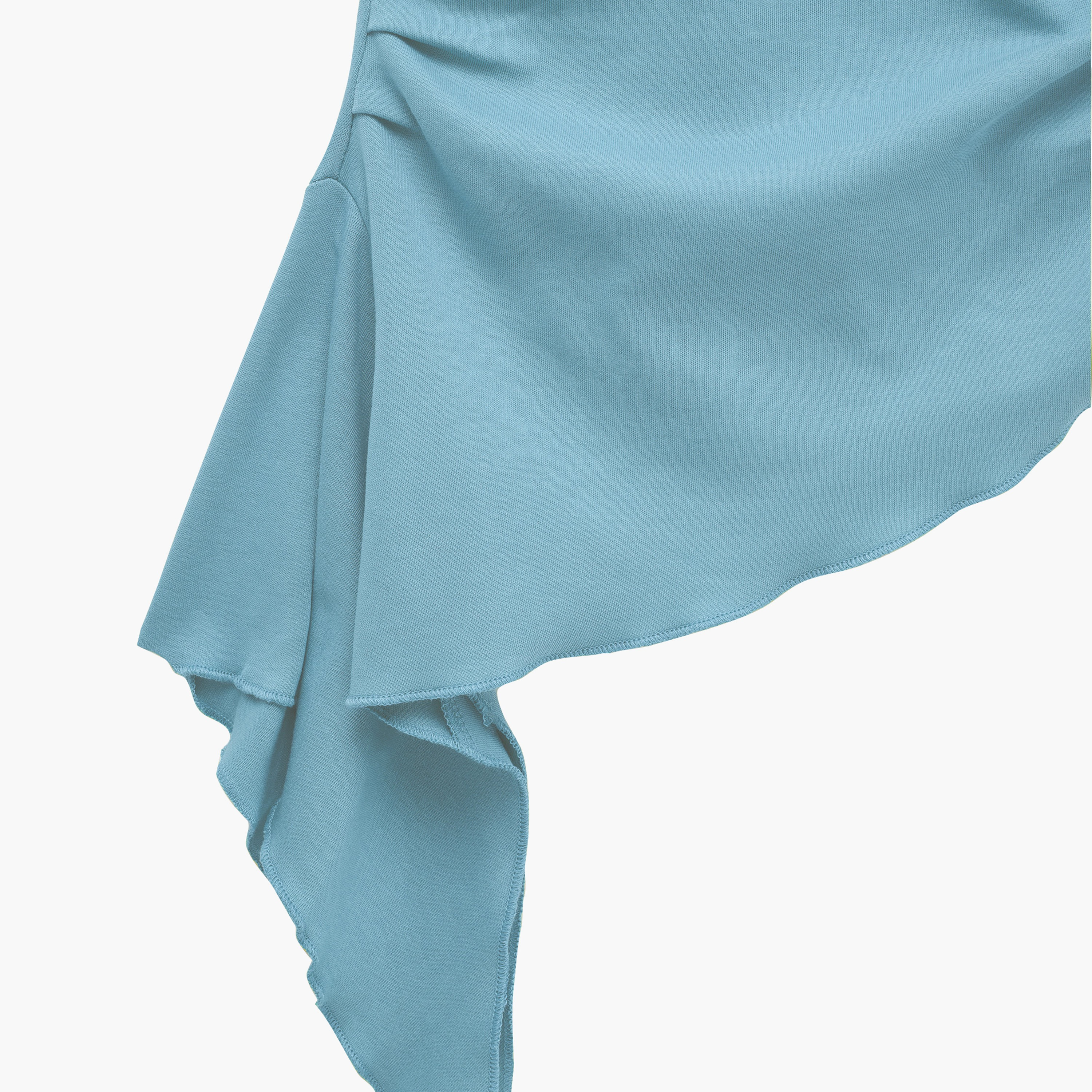 توب غير متناظر حريمي بكشكشة وأكتاف منسدلة من كوتون-women-clothing-shirtsandblouses-blouses-image-3