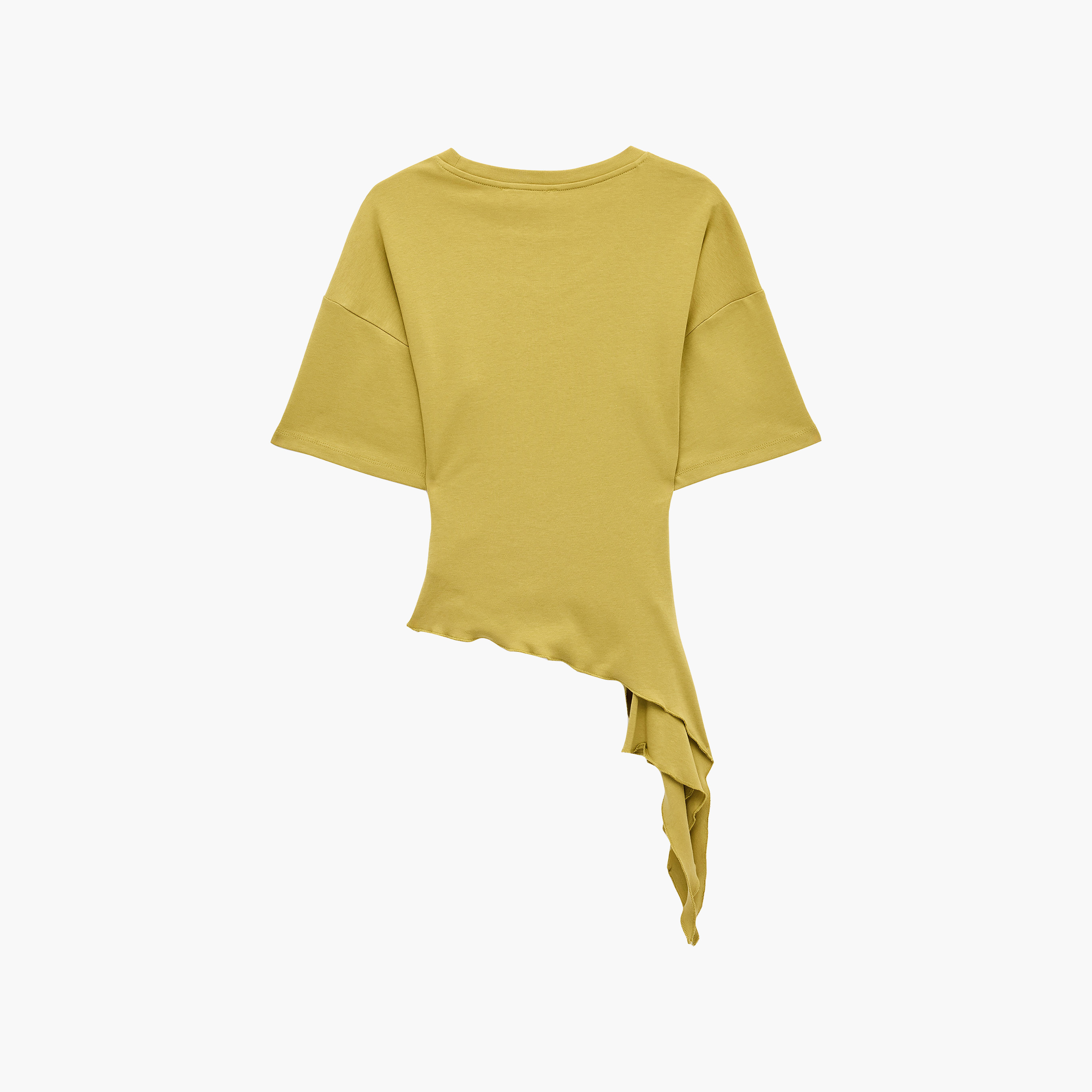 KOTON Ruched Dropped Sleeves Women's Asymmetric Top-women-clothing-shirtsandblouses-blouses-image-5