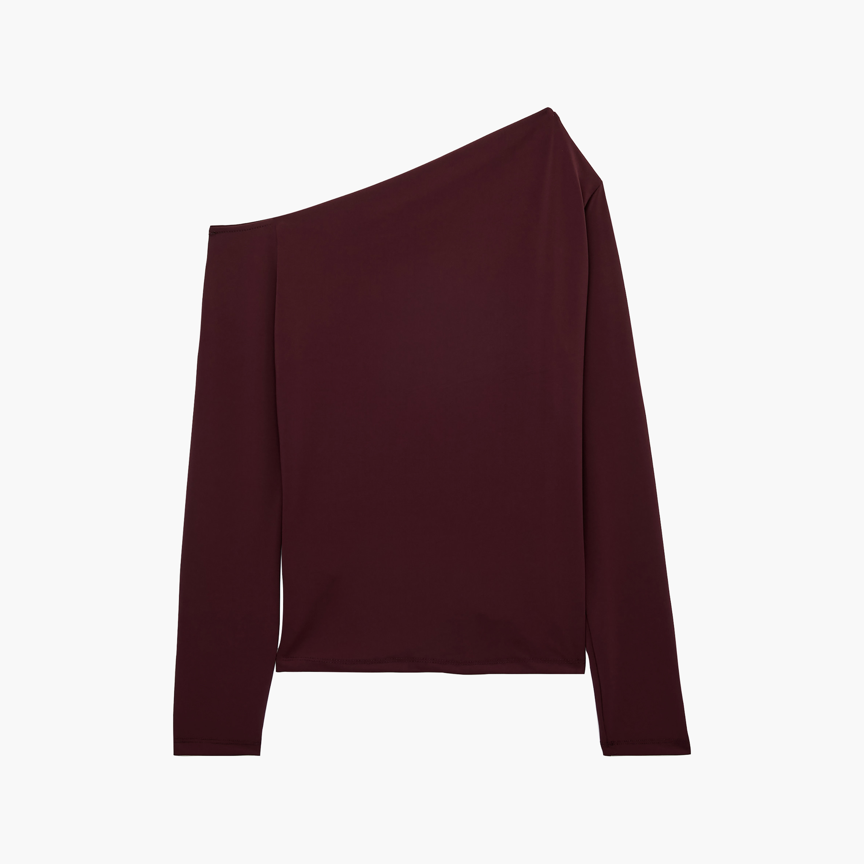 توب حريمي بفتحة رقبة غير متناظرة من كوتون-women-clothing-shirtsandblouses-blouses-image-7