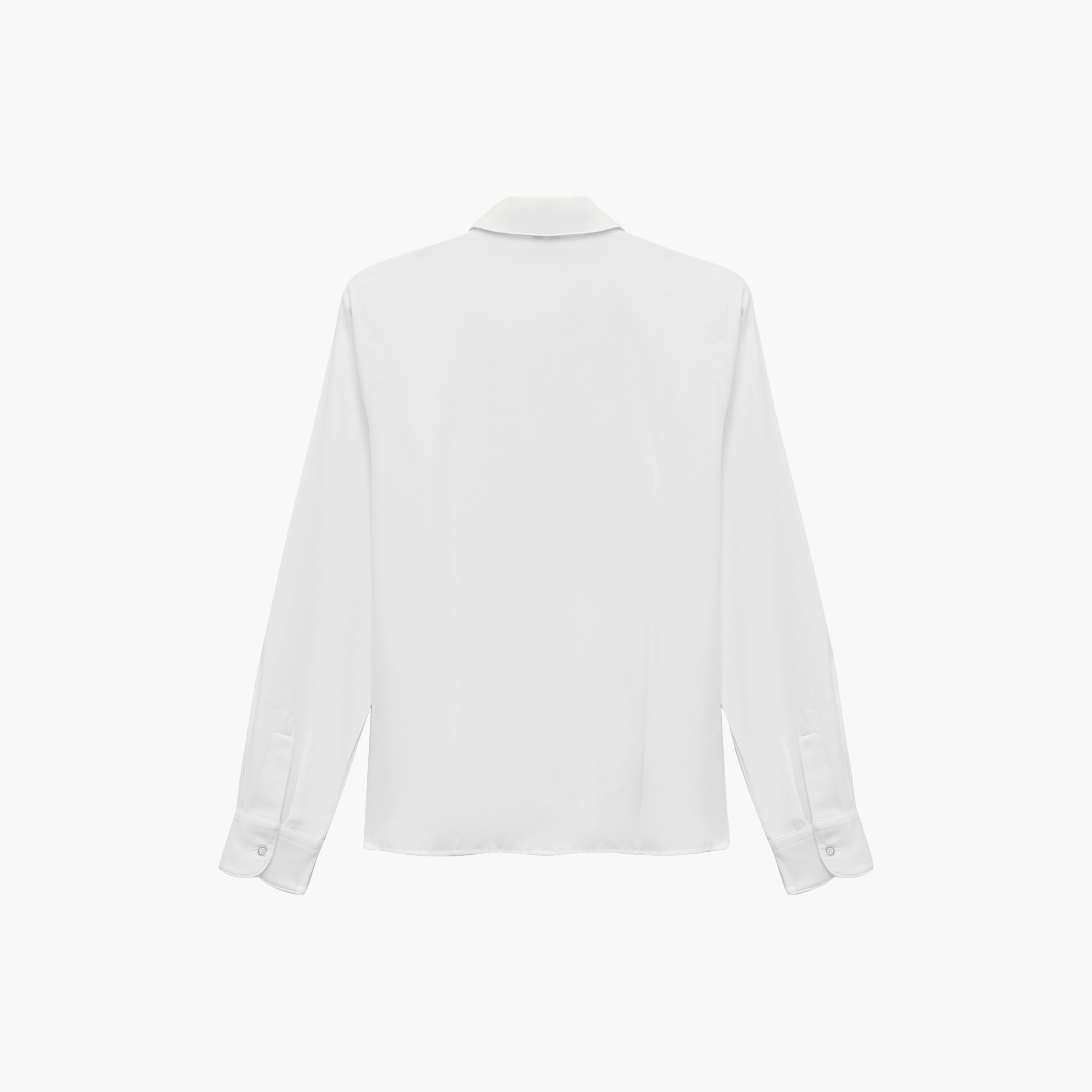 KOTON White Pointed Collared Women's Shirt-women-clothing-shirtsandblouses-shirts-image-5
