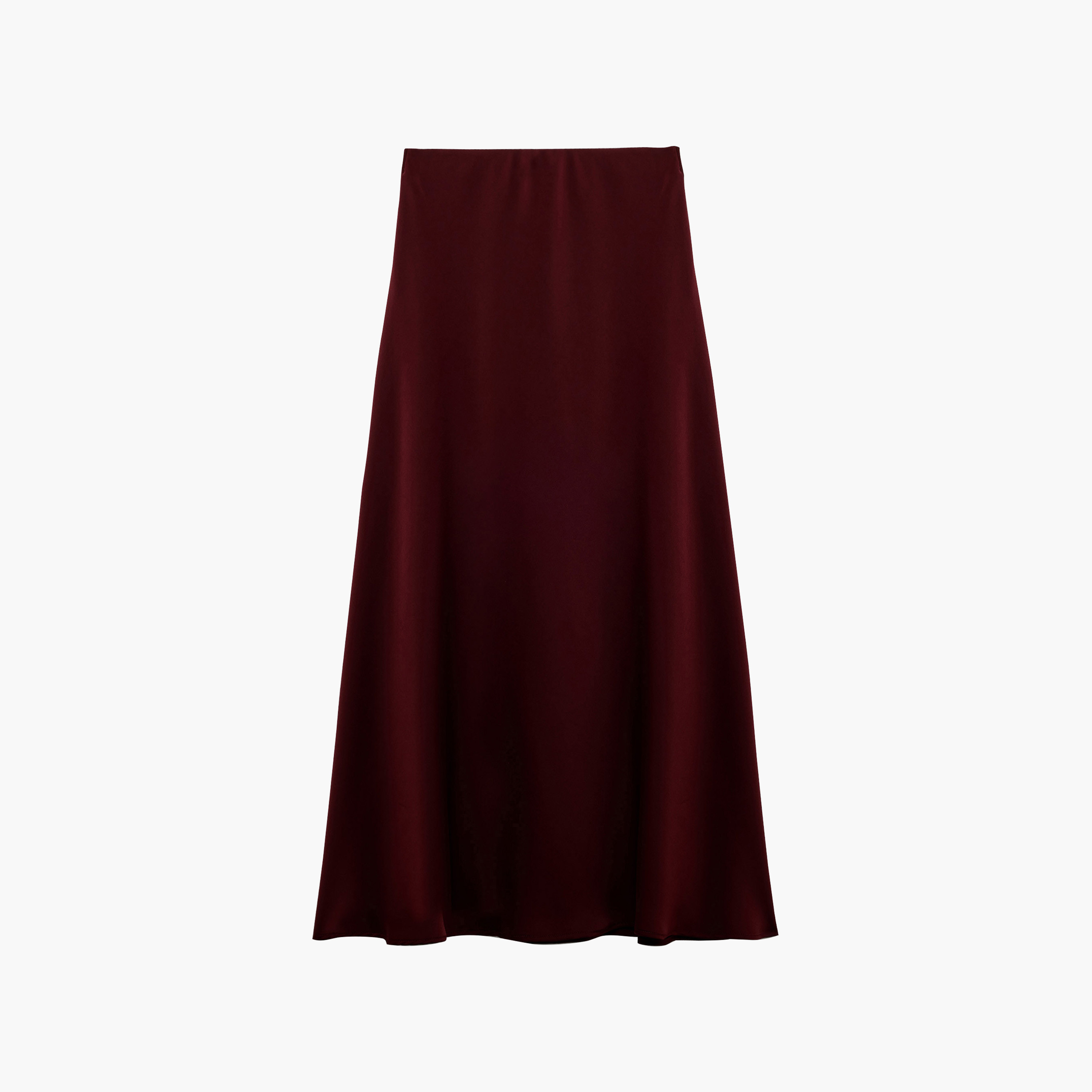 KOTON Red High-Rise A-Line Women's Skirt-women-clothing-skirts-image-2