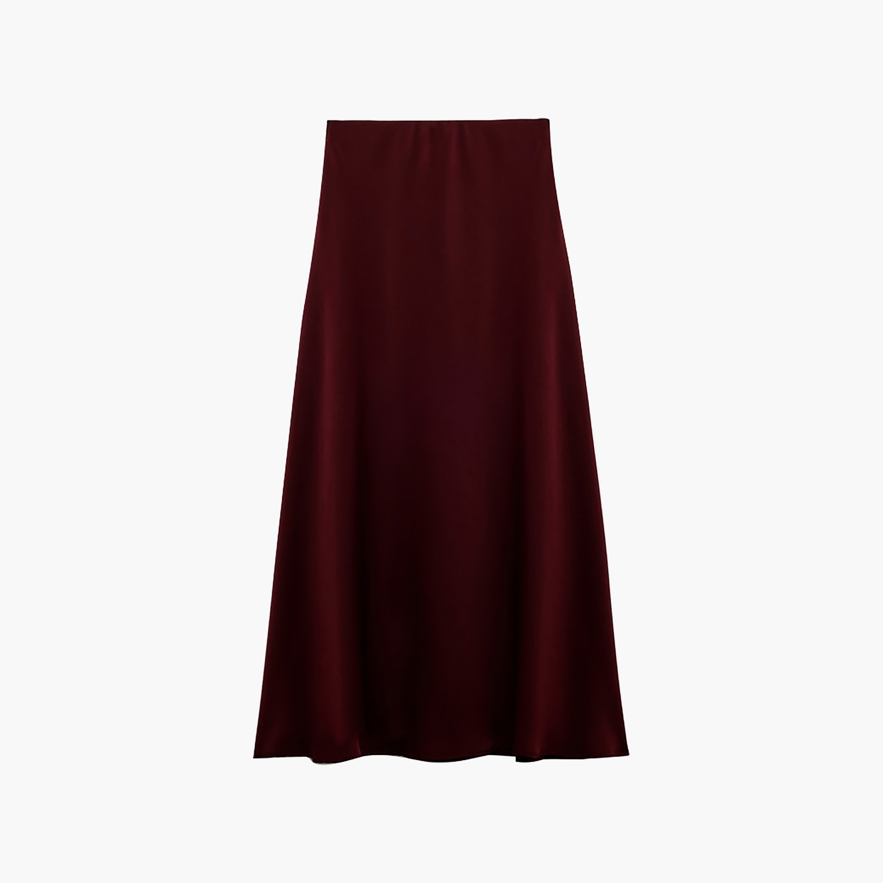 KOTON Red High-Rise A-Line Women's Skirt-women-clothing-skirts-image-3