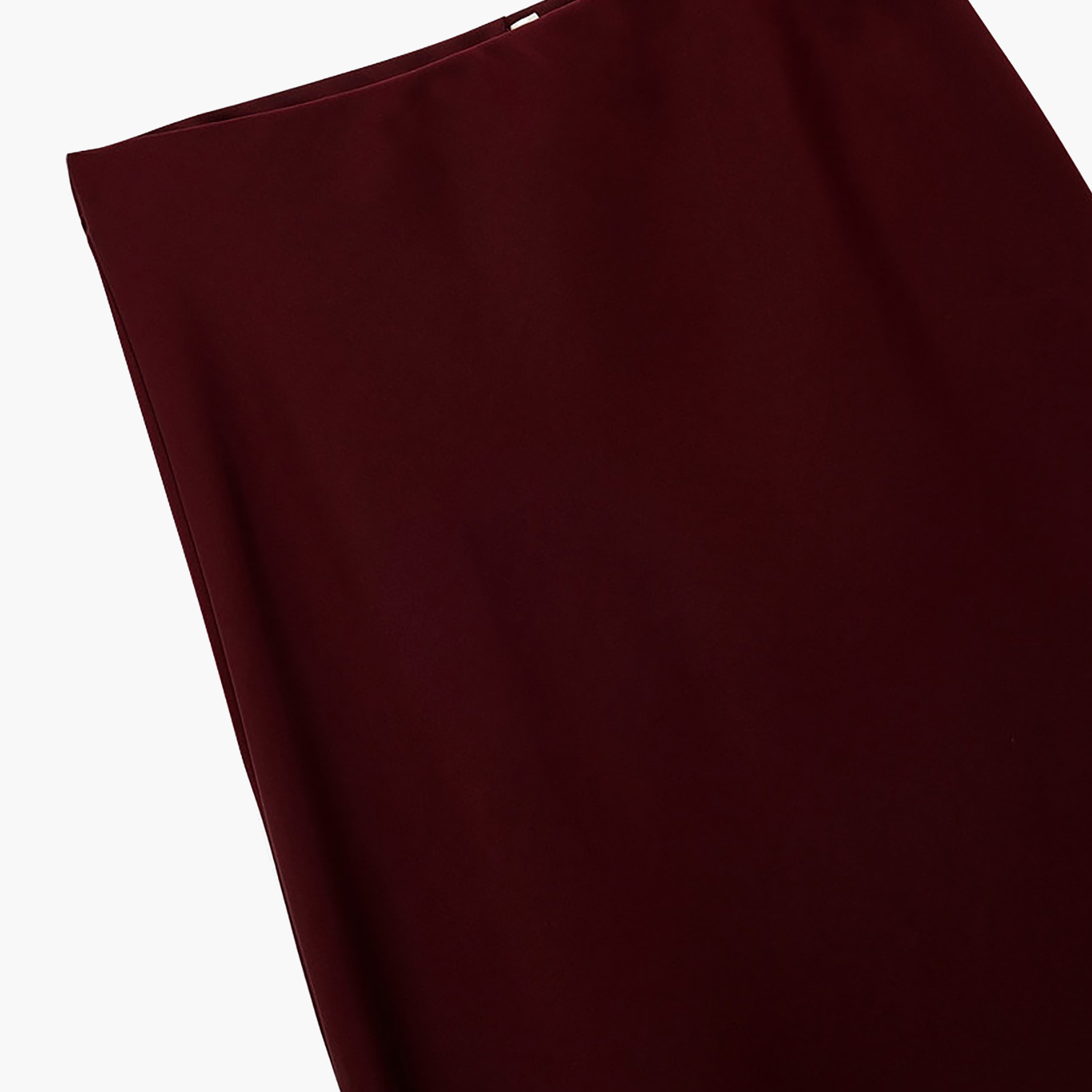 KOTON Red High-Rise A-Line Women's Skirt-women-clothing-skirts-image-4