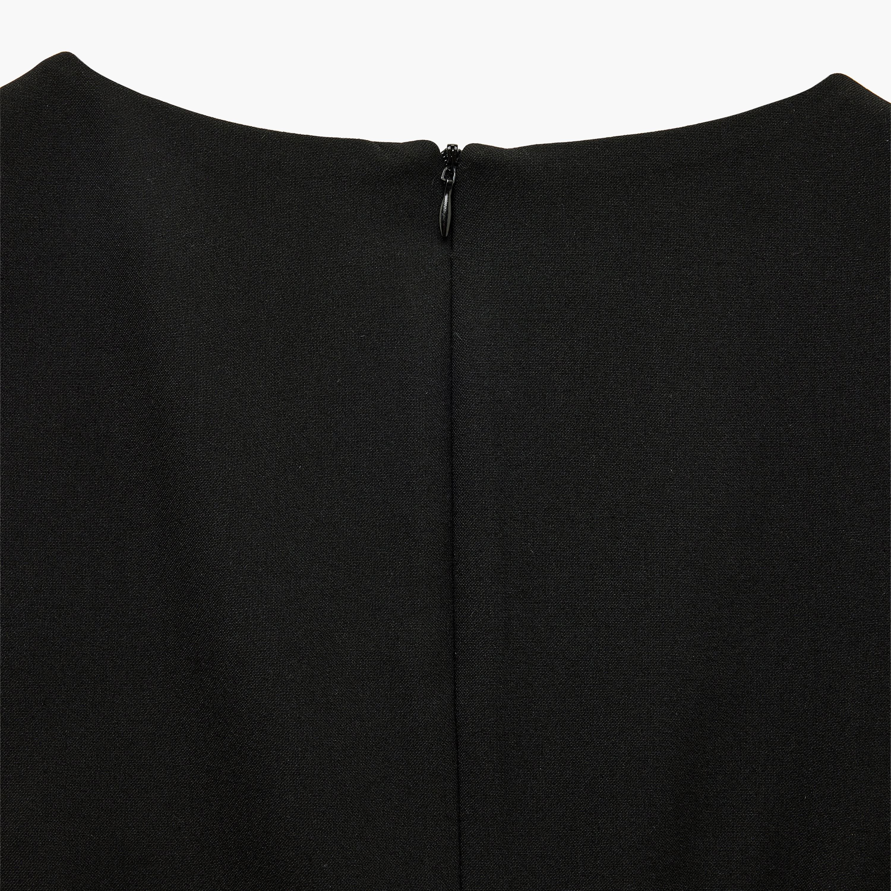 فستان ميدي حريمي ضيق (شيث) باللون الأسود من كوتون-women-clothing-dresses-image-3
