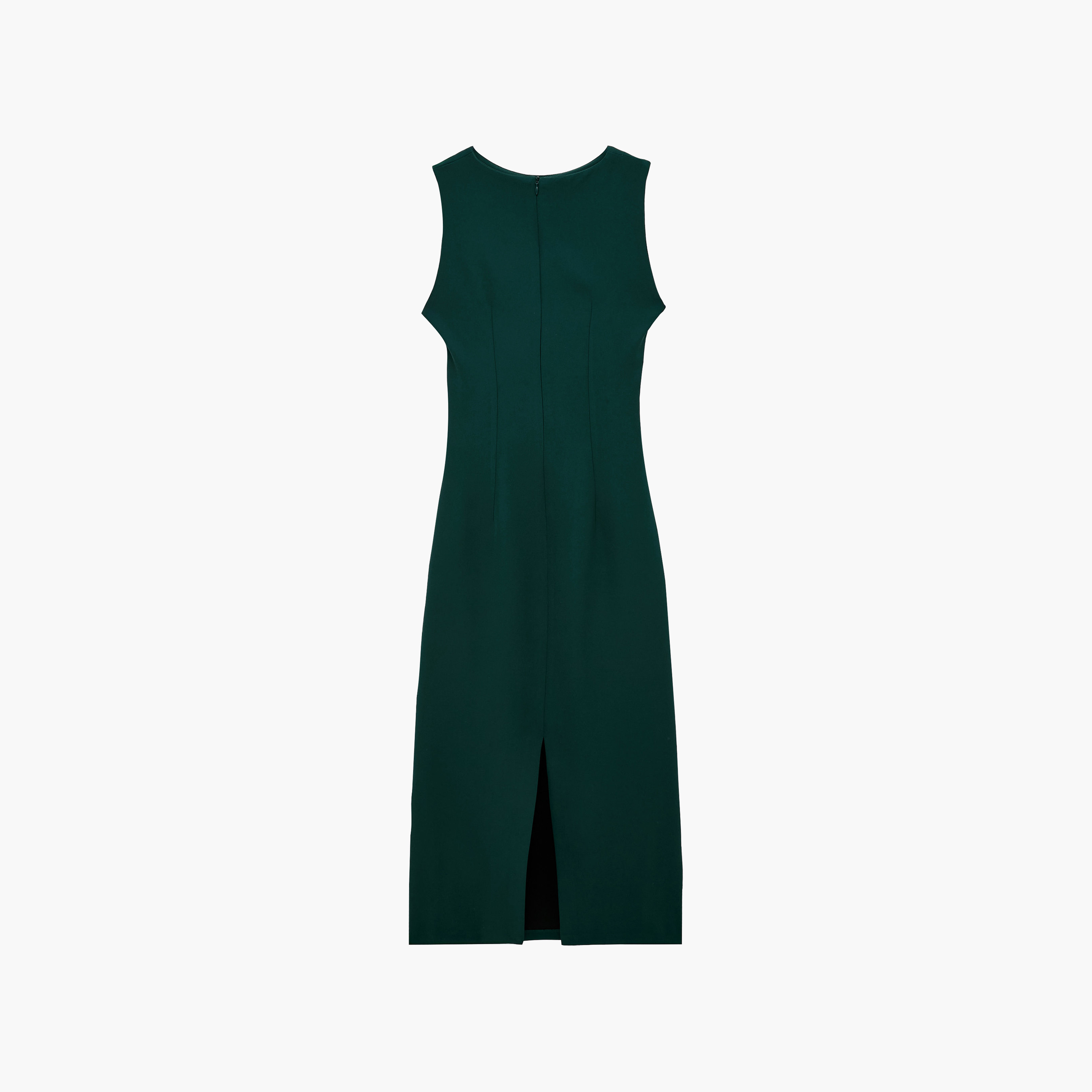 فستان ميدي حريمي بقصة مستقيمة (كولوم) باللون الأخضر من كوتون-women-clothing-dresses-image-6