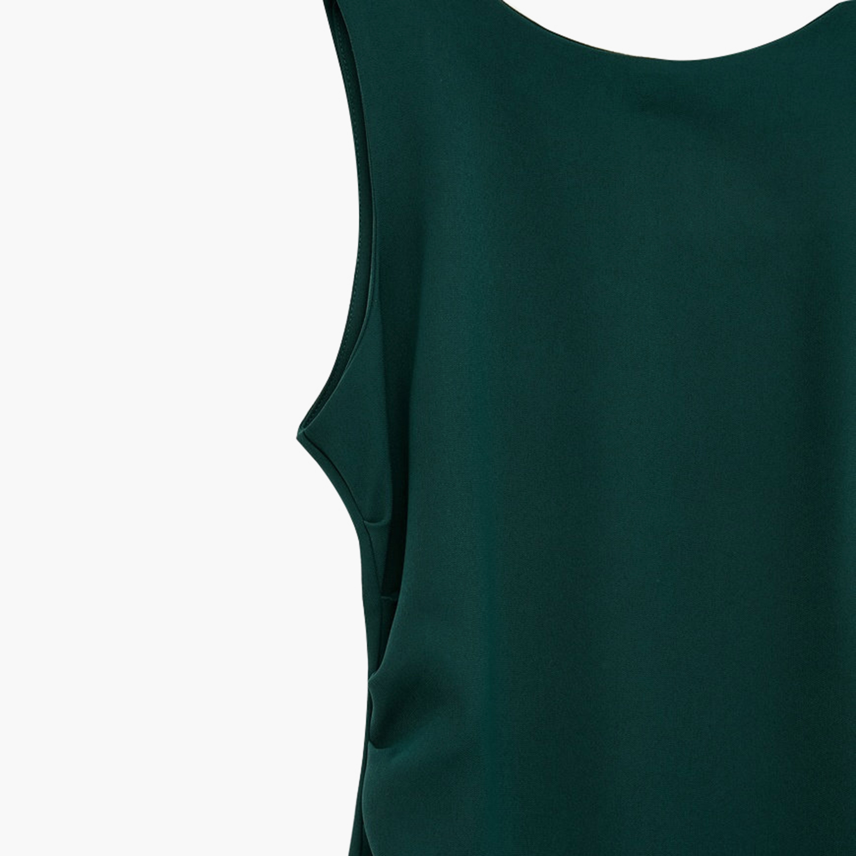 فستان ميدي حريمي بقصة مستقيمة (كولوم) باللون الأخضر من كوتون-women-clothing-dresses-image-7