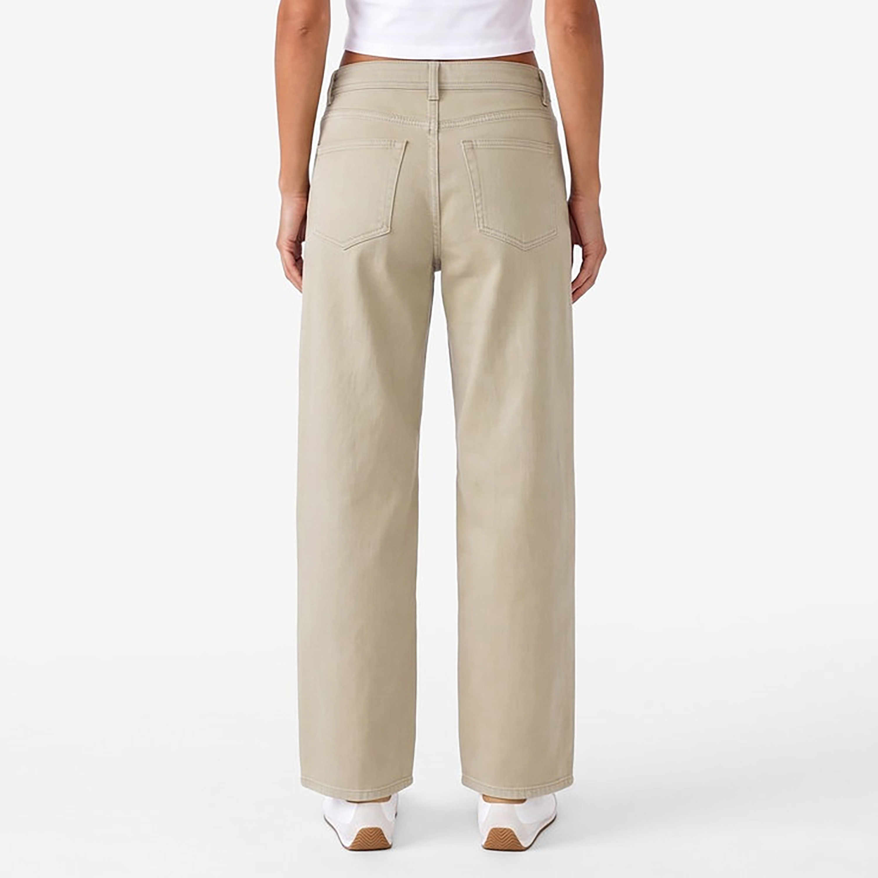 KOTON Relaxed Fit Mid-Rise Women's Jeans-women-clothing-jeans-image-3