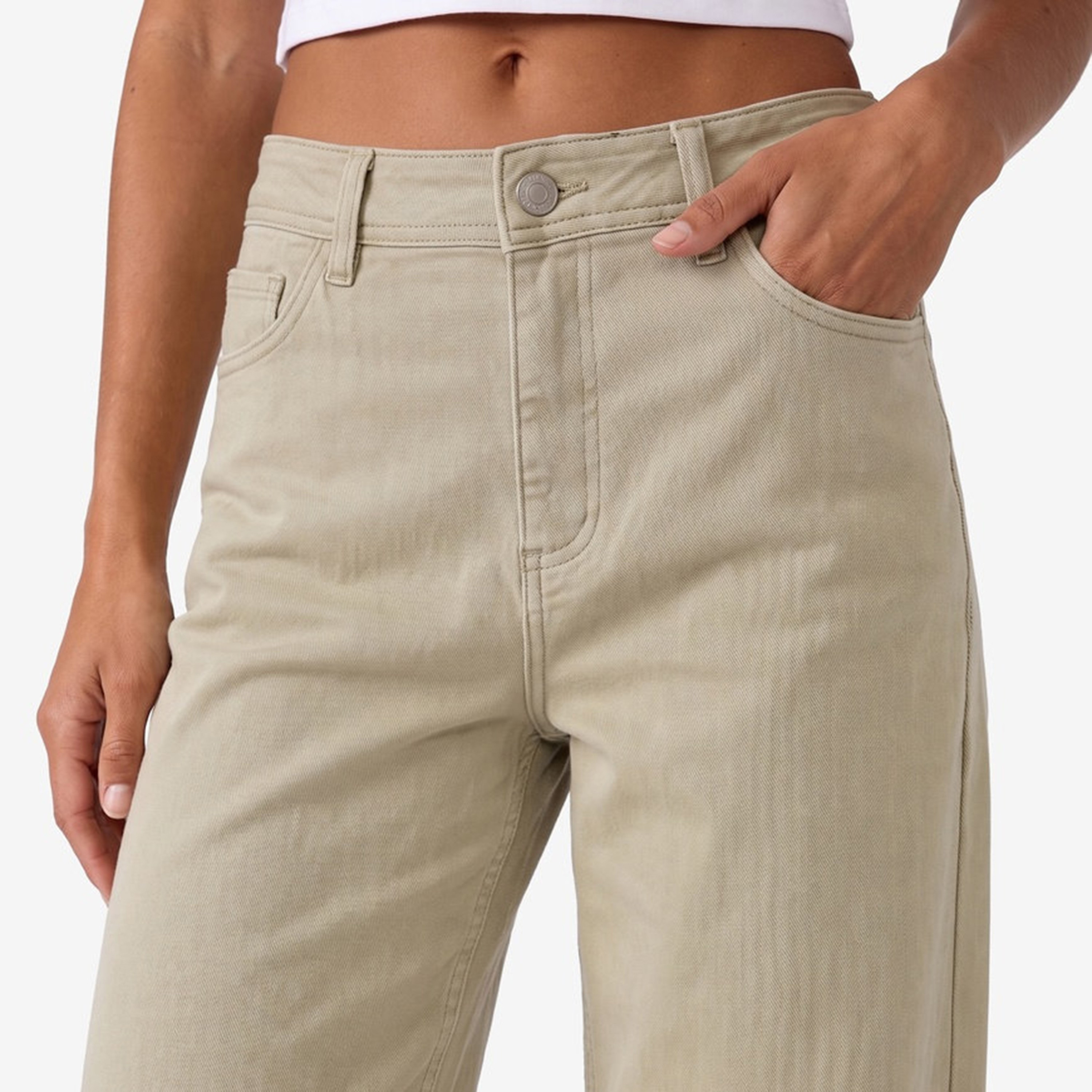 KOTON Relaxed Fit Mid-Rise Women's Jeans-women-clothing-jeans-image-4