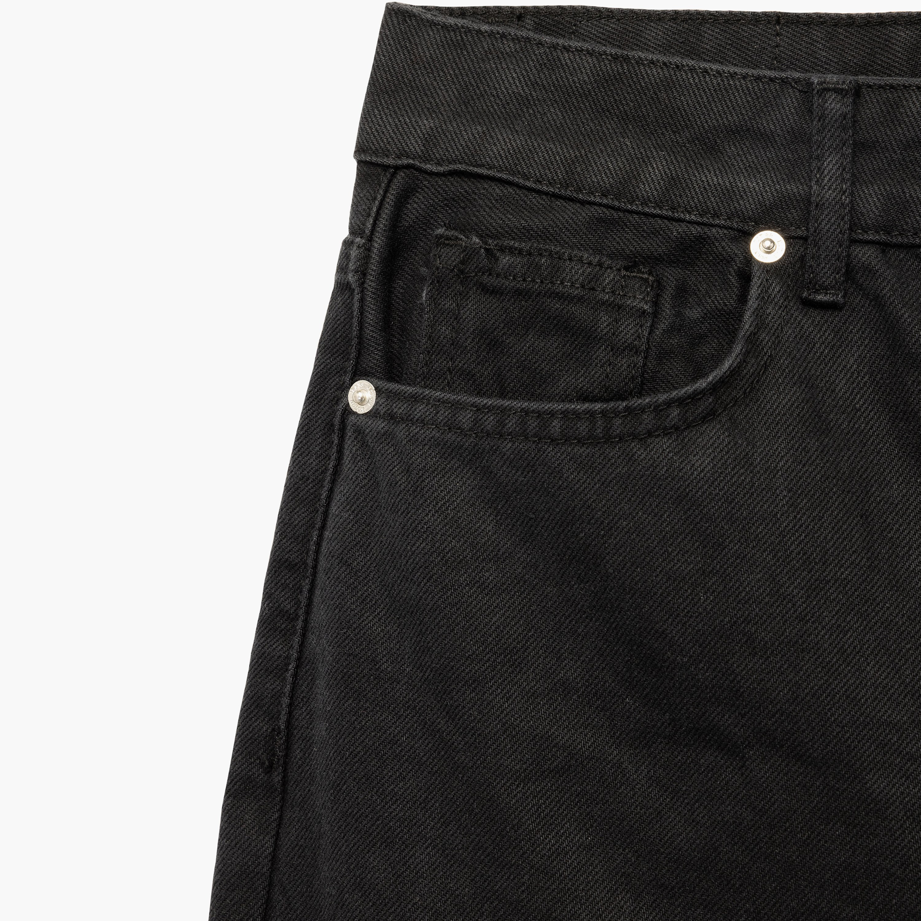 بنطال حريمي بقصة أرجل مستقيمة باللون الأسود من كوتون-women-clothing-trousers-image-7