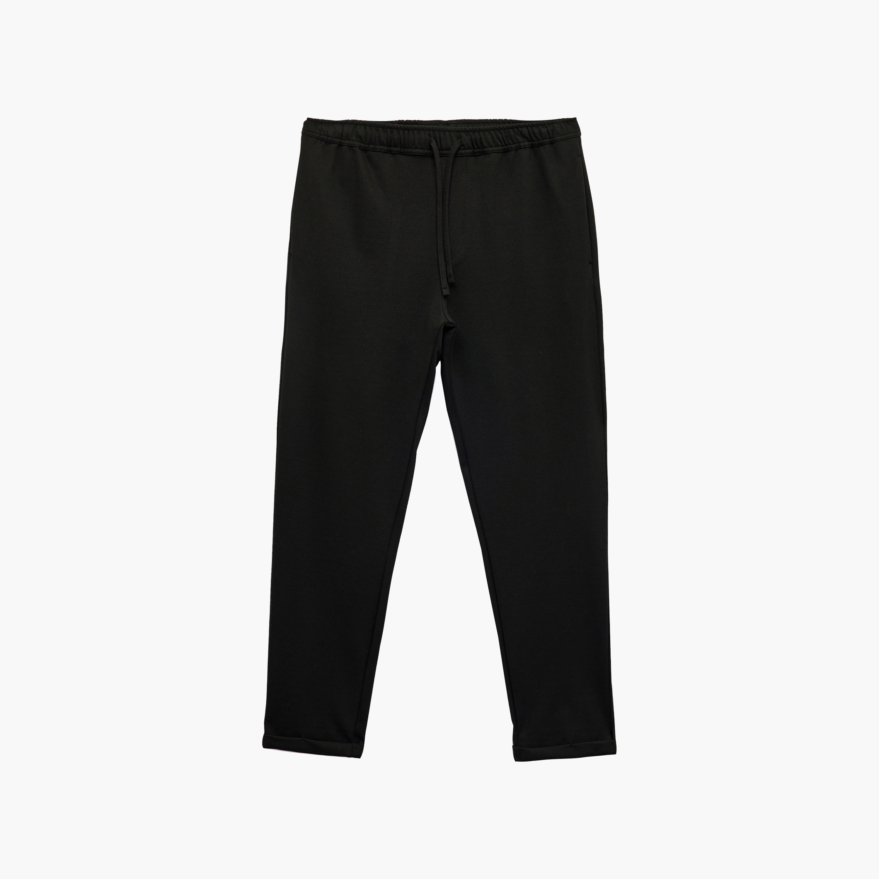 KOTON Regular Fit Mid-Rise Drawstring Waist Men's Trousers-men-clothing-plussize-trousersandchinos-trousers-image-5