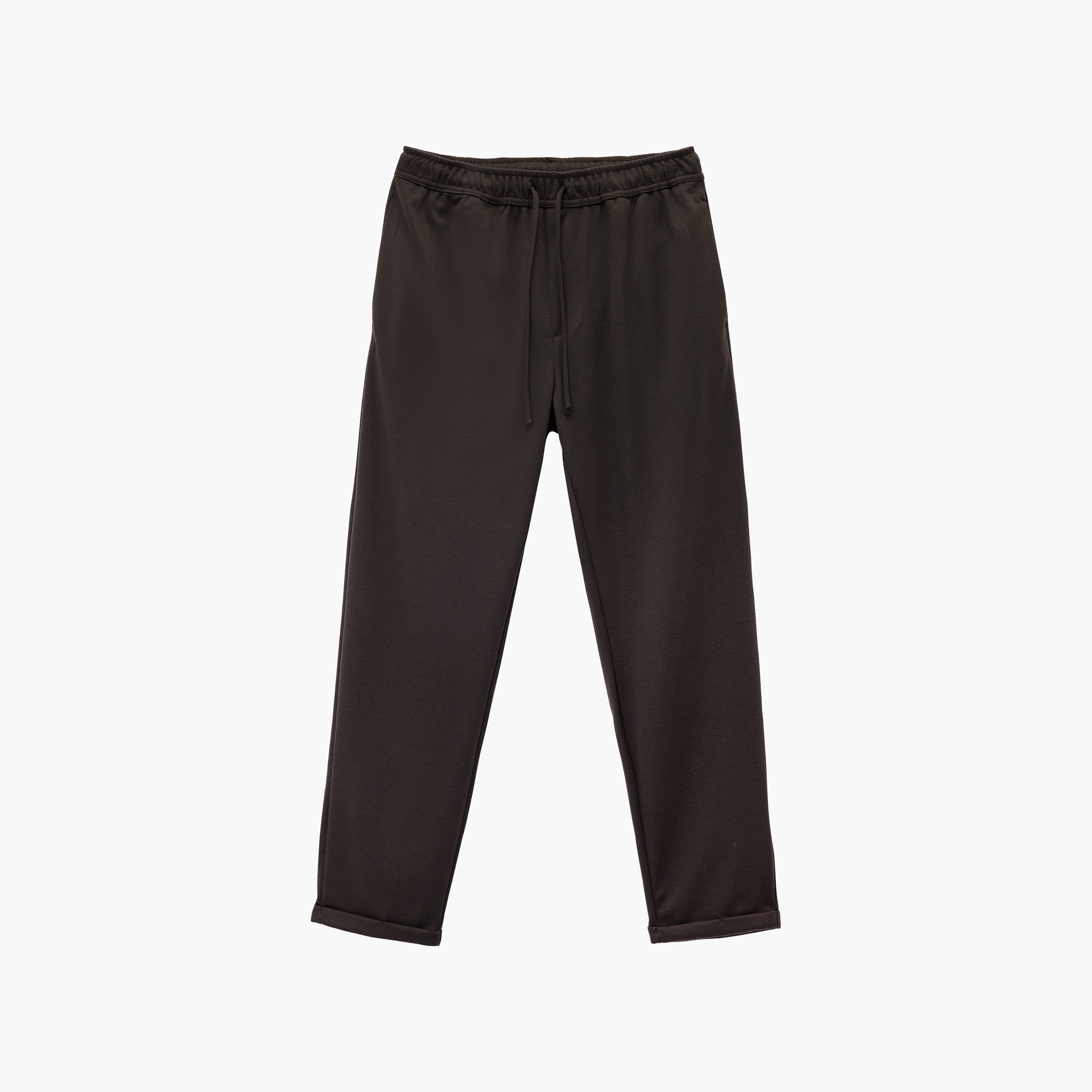 KOTON Regular Fit Mid-Rise Drawstring Waist Men's Trousers-men-clothing-plussize-trousersandchinos-trousers-image-5