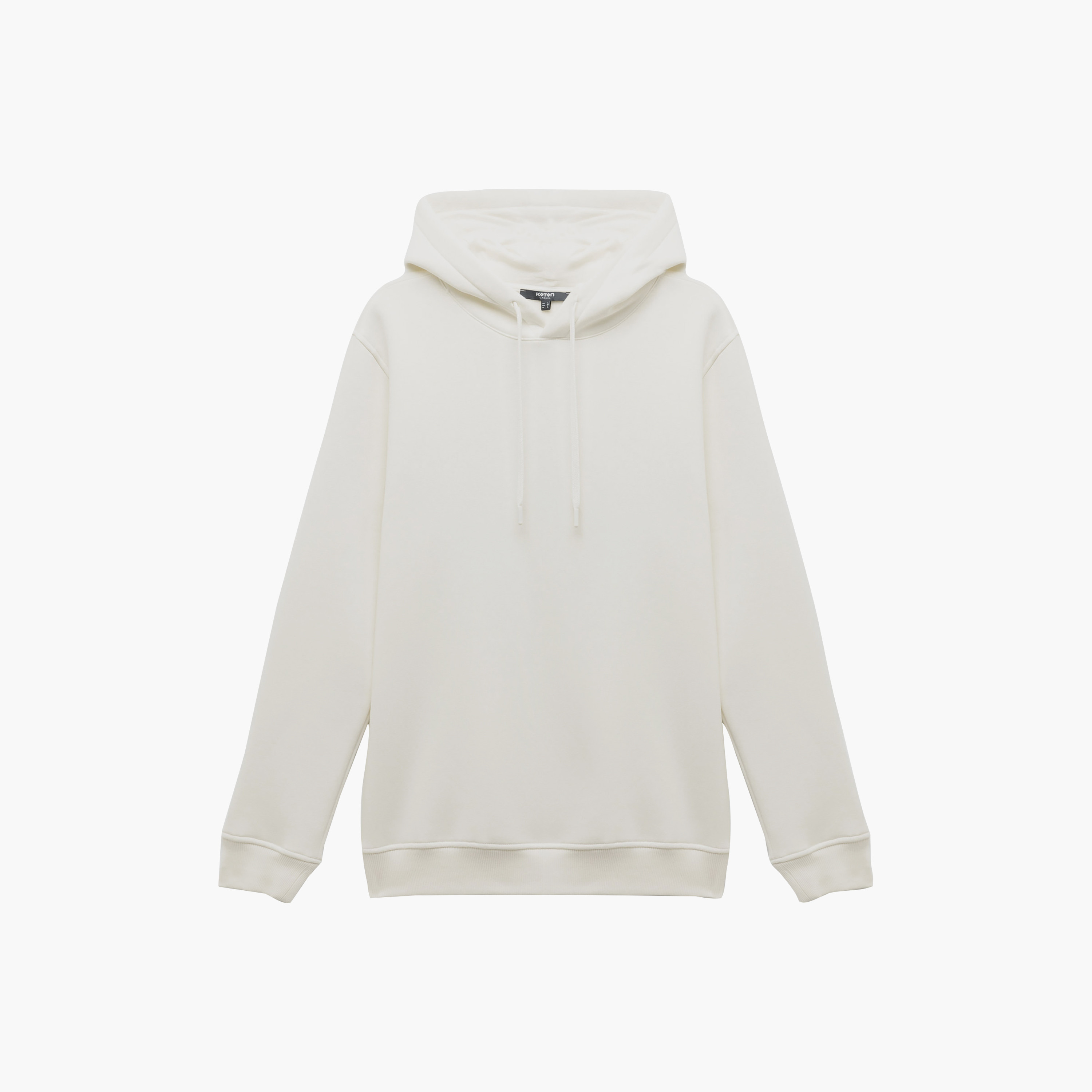 KOTON Plain Hooded Long Sleeves Men's Sweatshirt-men-winterwear-hoodiesandsweatshirts-image-4