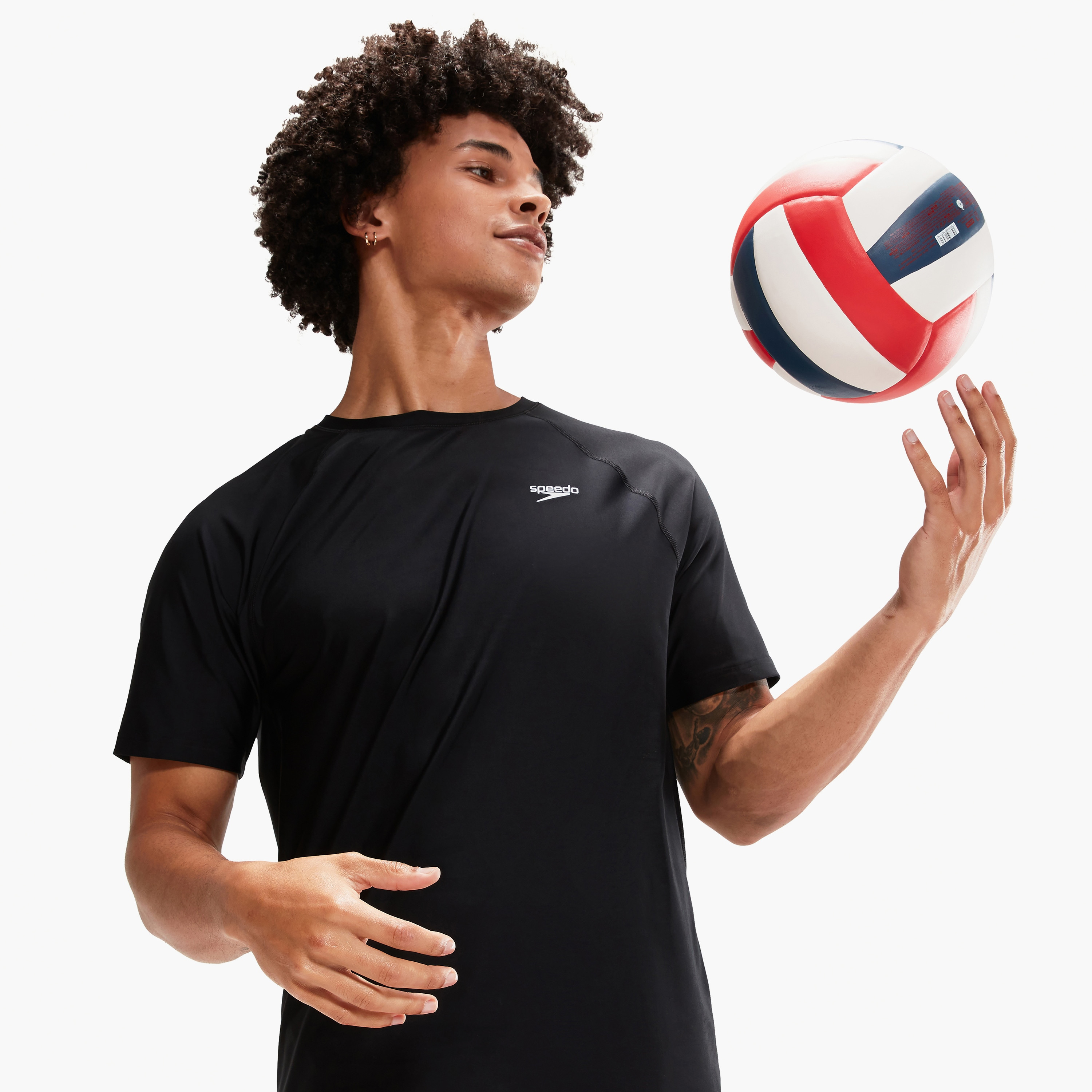 Speedo Essential Short Sleeve Swim Tee, Adult Men-men-clothing-sportswearandactivewear-tshirtsandpolos-image-6