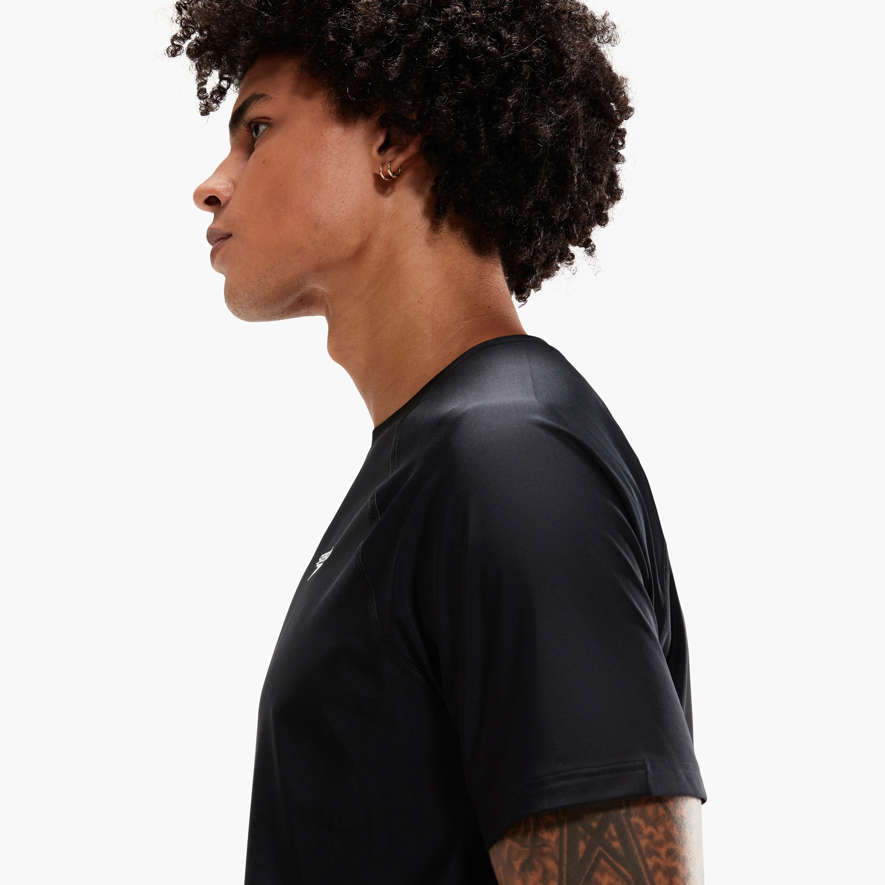 تي شيرت السباحة بأكمام قصيرة أساسي من سبيدو، للرجال البالغين-men-clothing-sportswearandactivewear-tshirtsandpolos-image-7