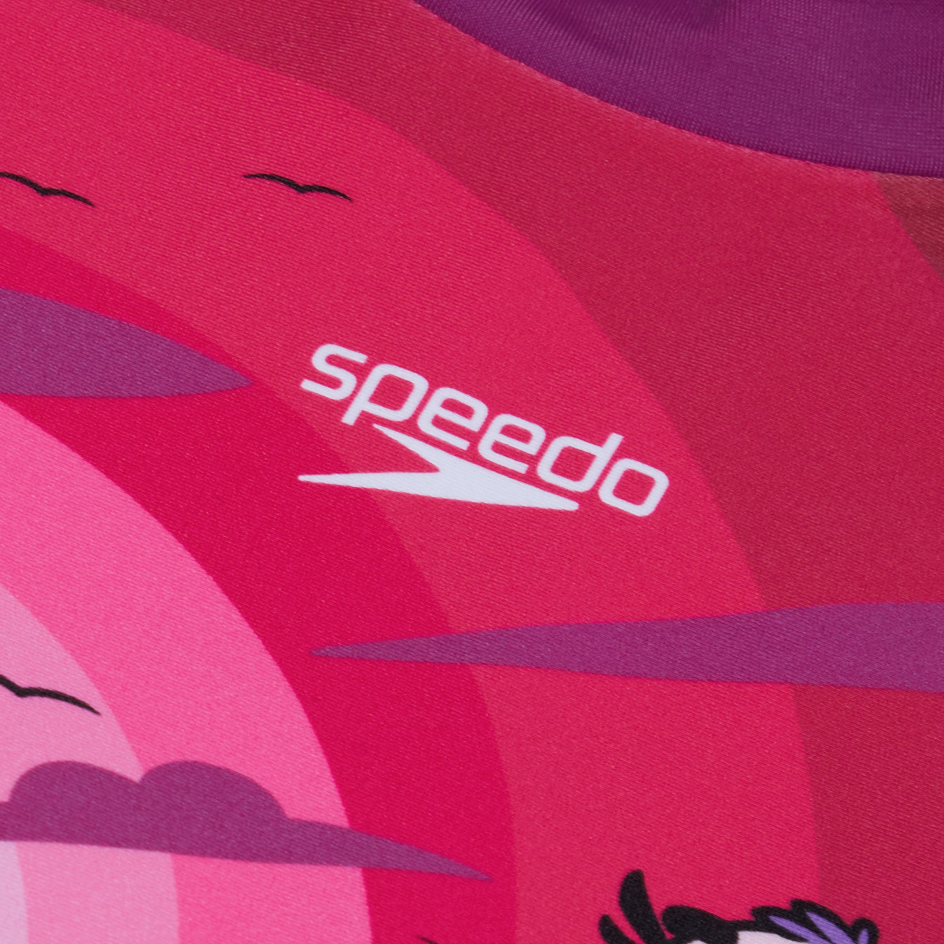 Speedo Girls Learn to Swim Sun Protection Top & Short, Kids Girls, Magic Sangria/Cherry Pink/Sweet Taro-sports-girls-clothing-swimwear-image-8