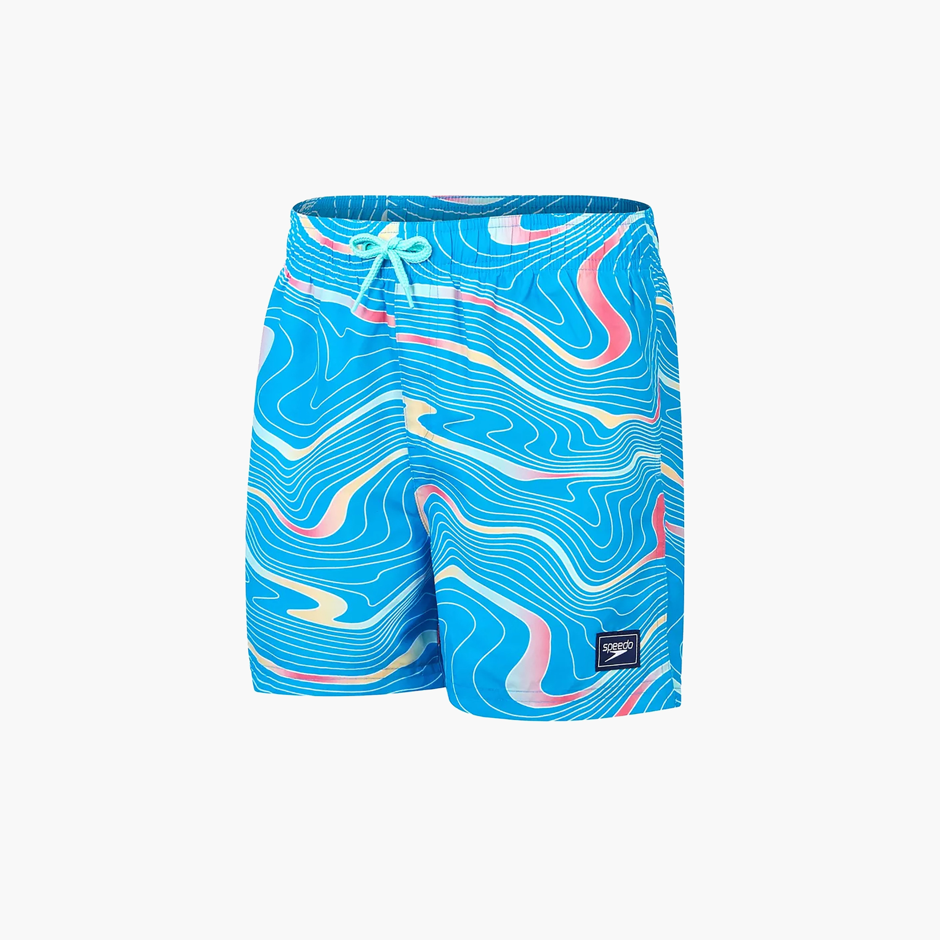 سبيدو ووترشورت للأطفال من الأولاد بطباعة رقمية 13" - أزرق/برتقالي-boys-clothing-sportswear-swimwear-image-1