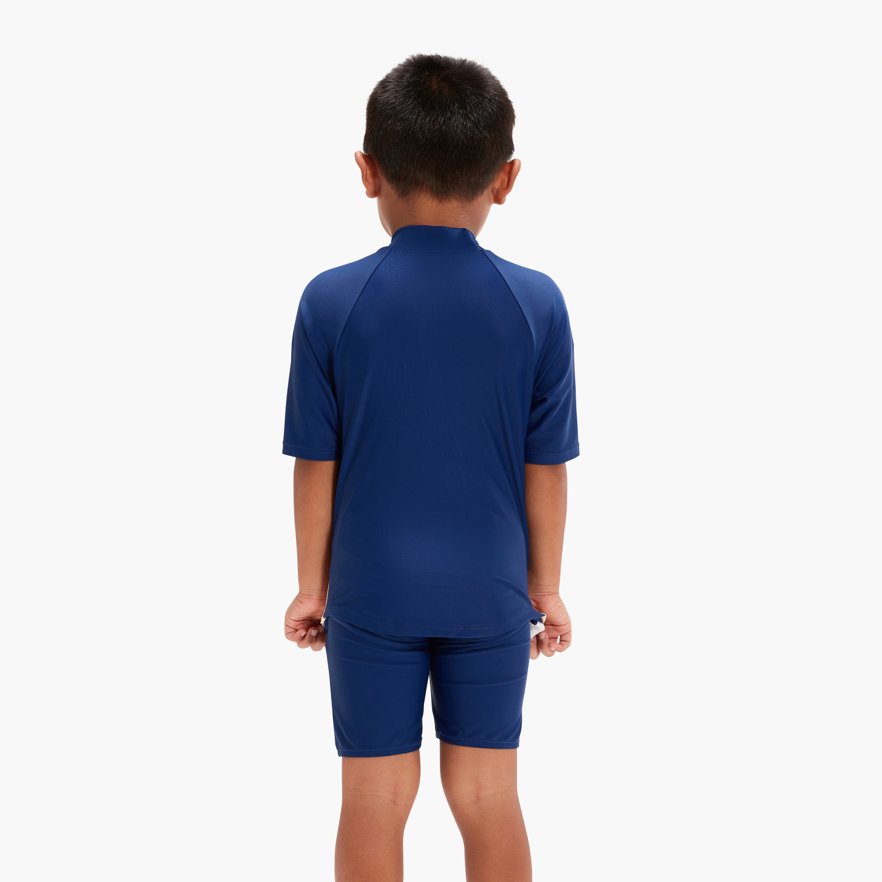 Speedo Infant Sun Protection Top & Short, Baby, Harmony Blue/Bondi/Becah Blue/White-baby-boys-clothing-swimwear-image-4