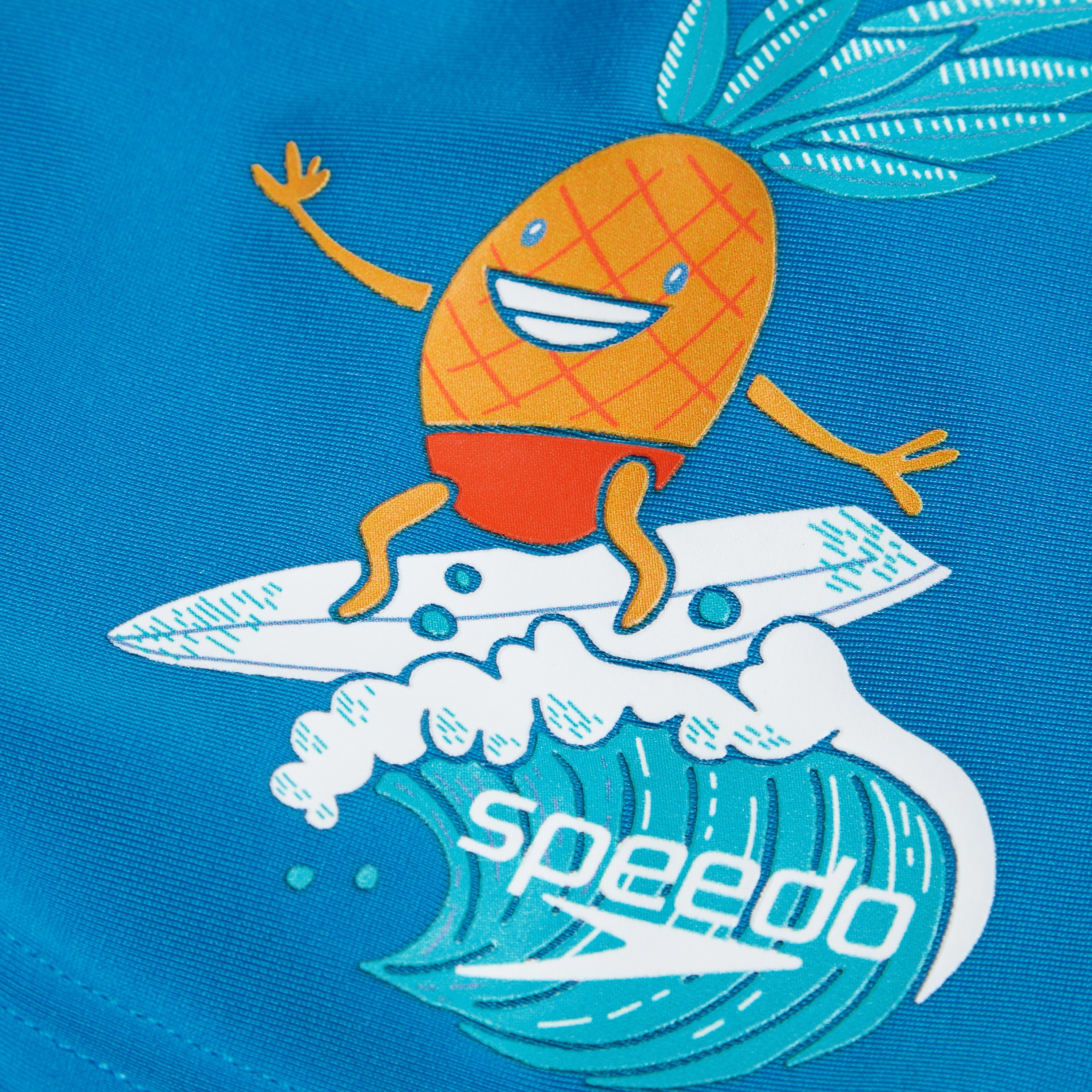 Speedo Infant Placement Aquashort, Baby, Baja Blue/Parrot/Mystic-sports-gear-swimming-boy-image-2