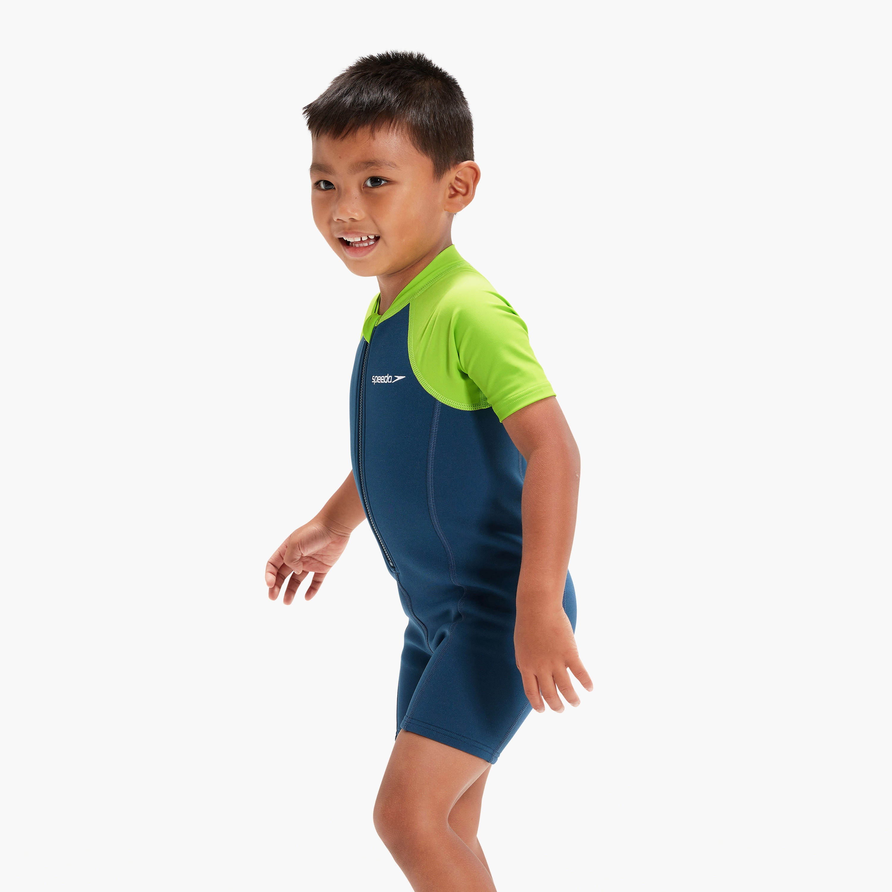 Speedo Boys LTS Infant Neoprene Suit, Baby, Harmony Blue/Green Lizard-baby-boys-clothing-swimwear-image-3