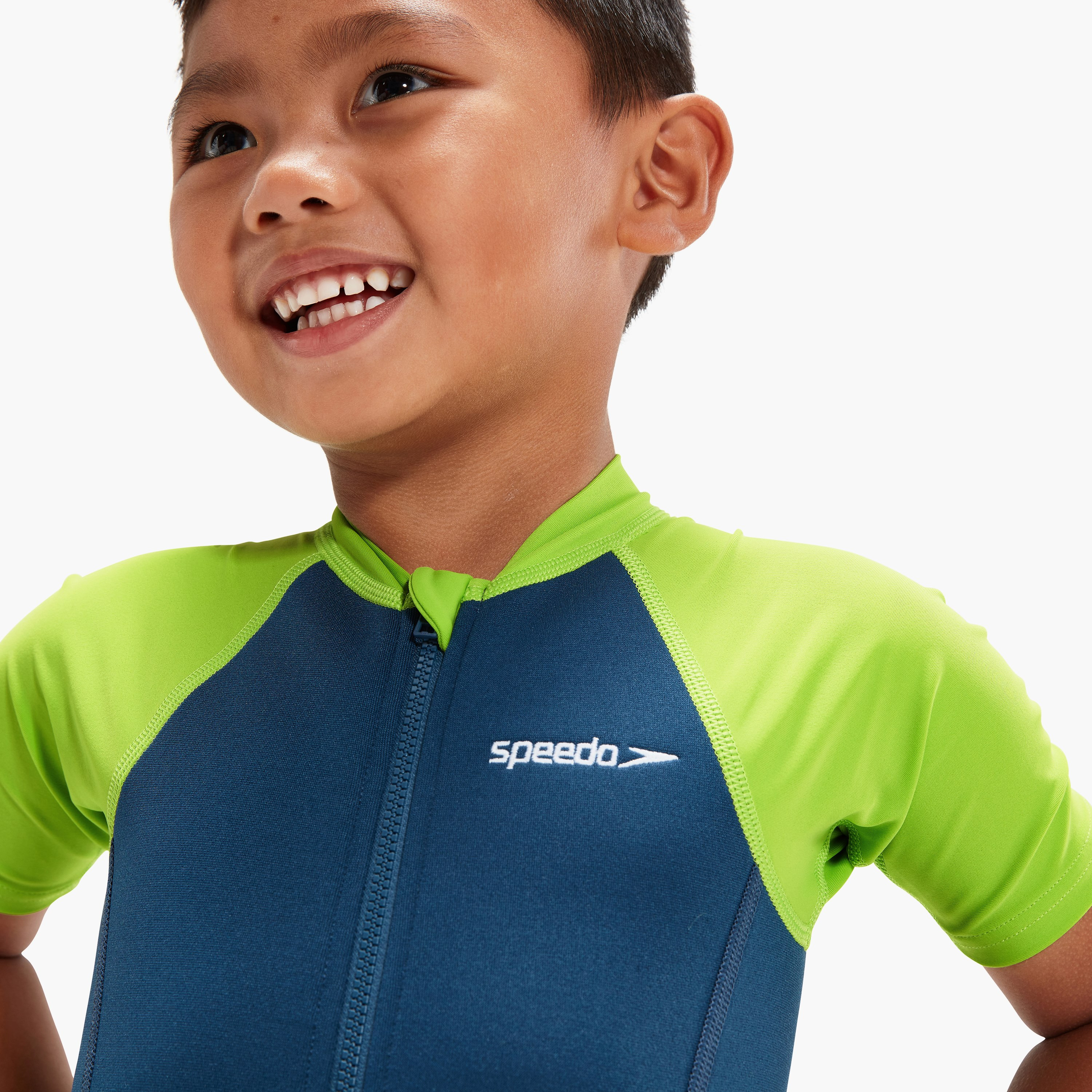 Speedo Boys LTS Infant Neoprene Suit, Baby, Harmony Blue/Green Lizard-baby-boys-clothing-swimwear-image-4