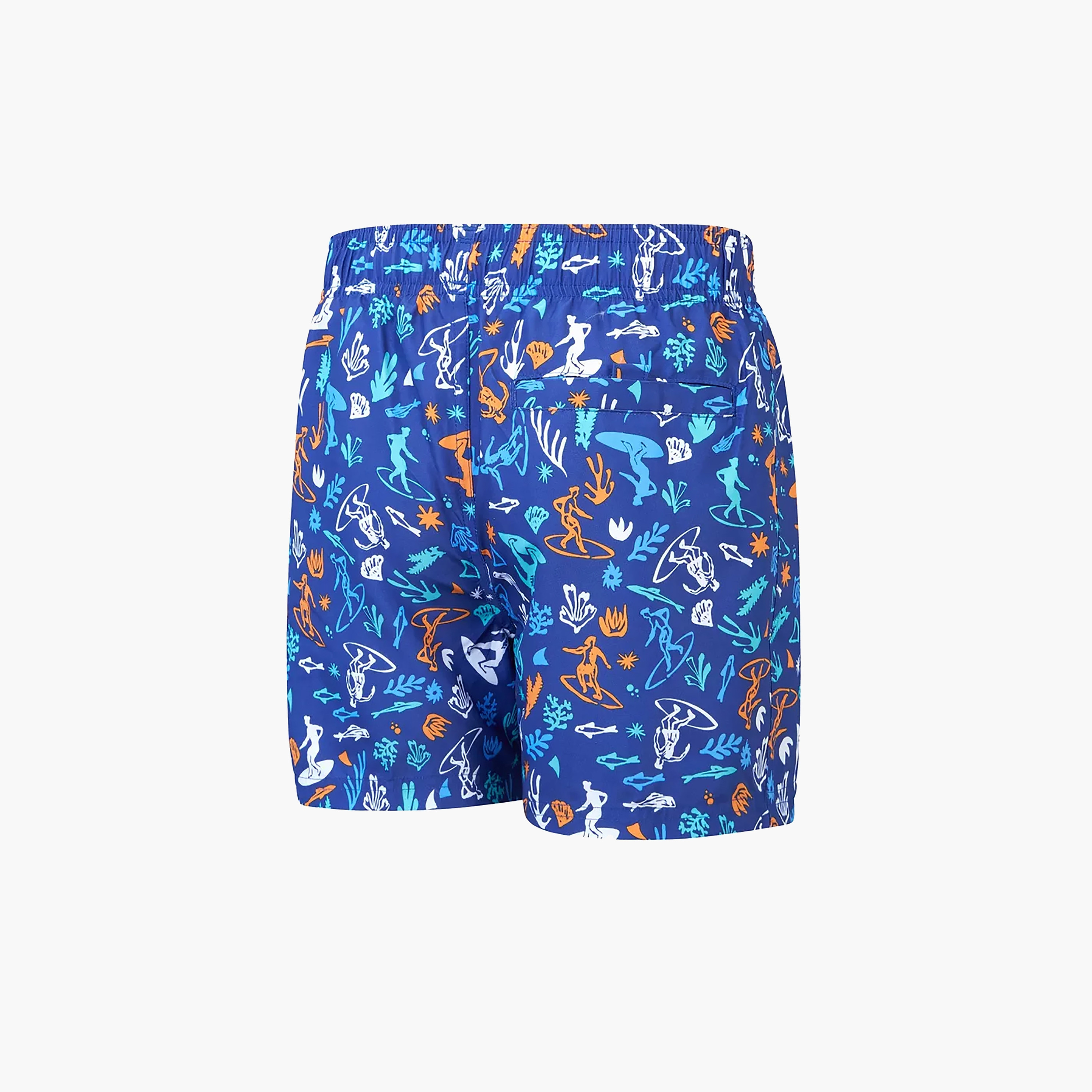Speedo Printed 13" Watershort Kids Boys - Blue/Yellow-sports-boys-clothing-swimwear-image-2