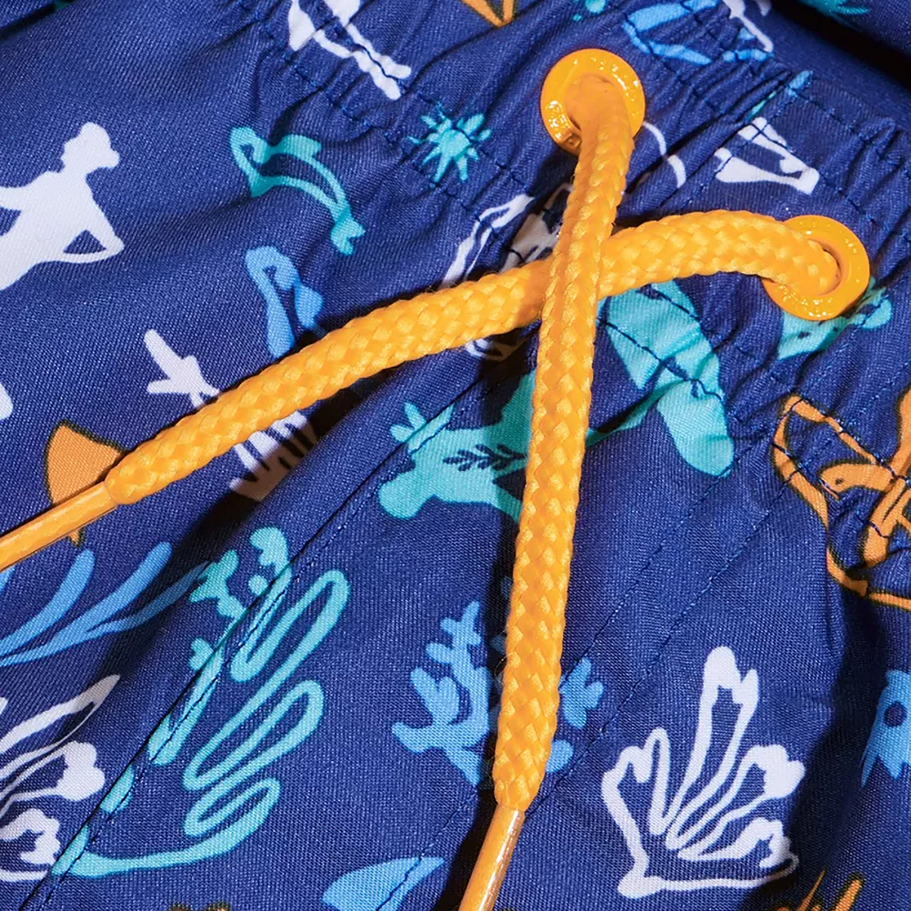Speedo Printed 13" Watershort Kids Boys - Blue/Yellow-sports-boys-clothing-swimwear-image-3