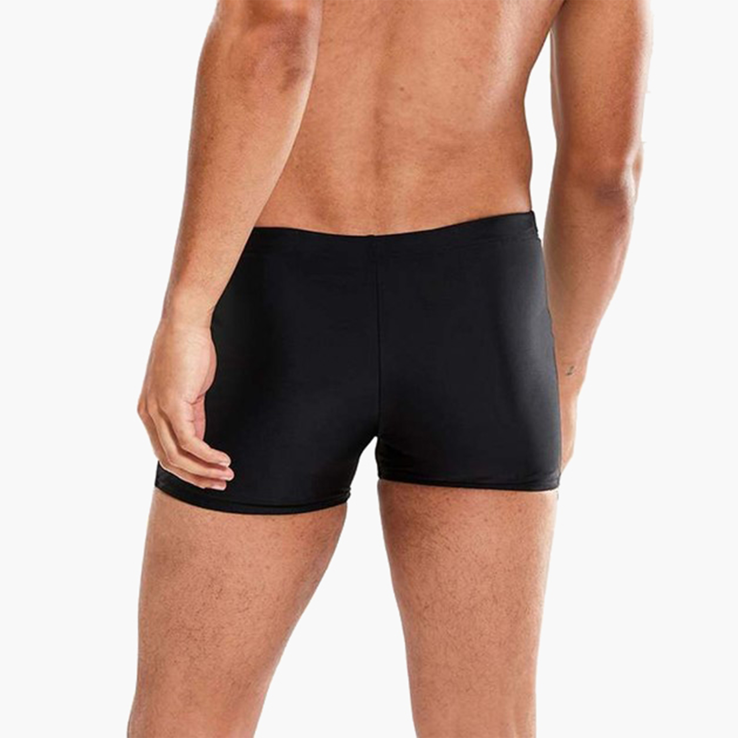 شورت رياضي بشعار سبيدو ميدلي للرجال البالغين مع أسود/أكواريوم-men-clothing-swimandbeach-shorts-image-3