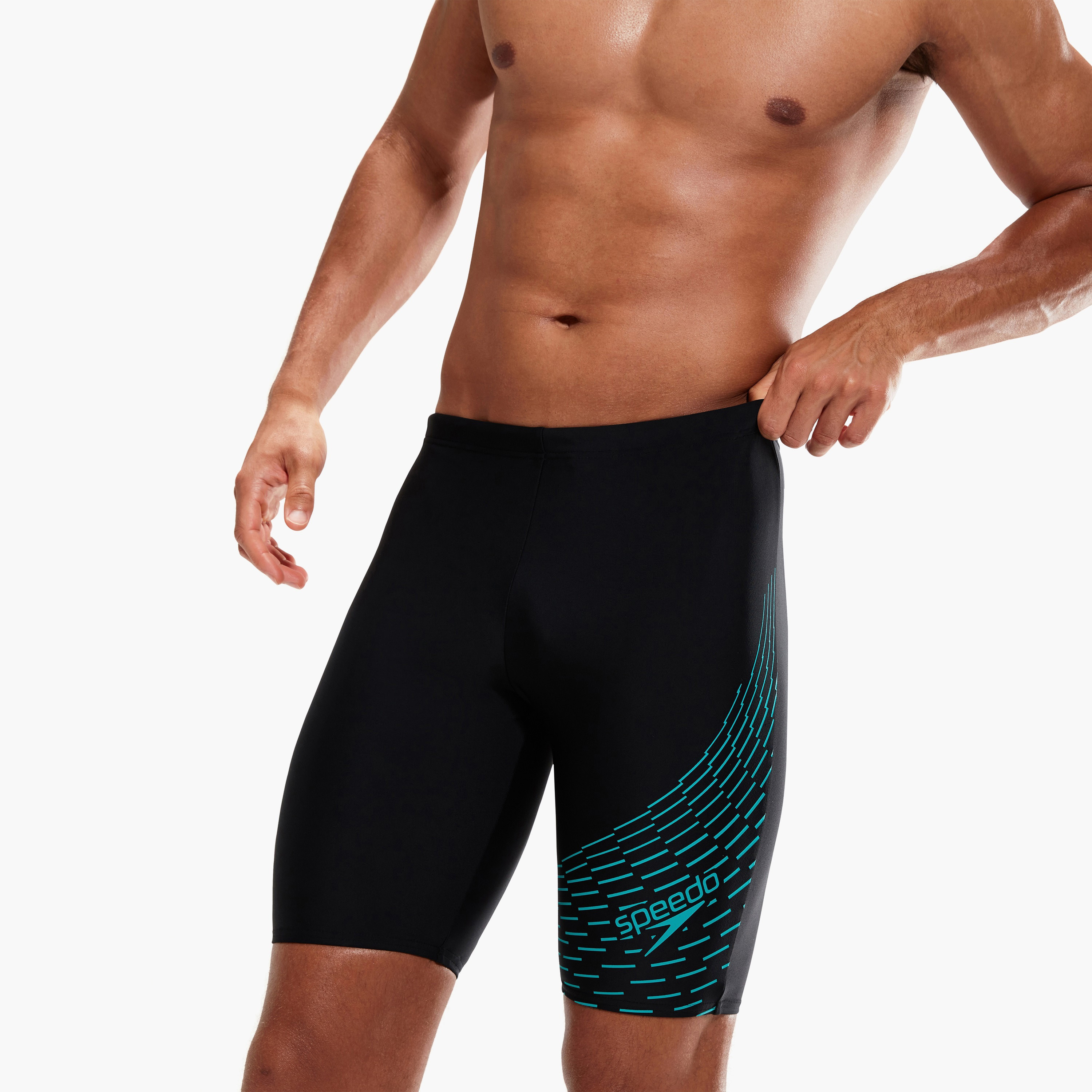Speedo Medley Logo Jammer, Adult Men-men-clothing-swimandbeach-shorts-image-1