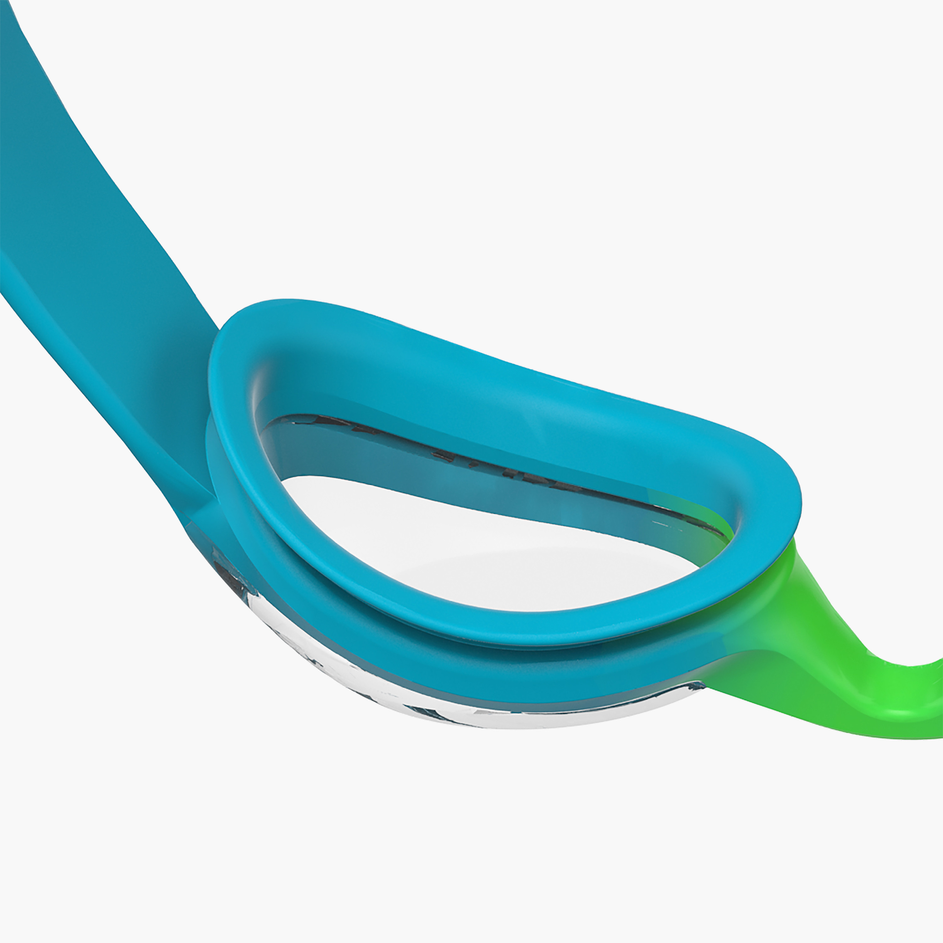 Speedo Infant Illusion Goggle, Kids Boys, One Size, Azure Blue/Fluo Green/Fluo Orange/Clear-sports-gear-swimming-boy-image-4